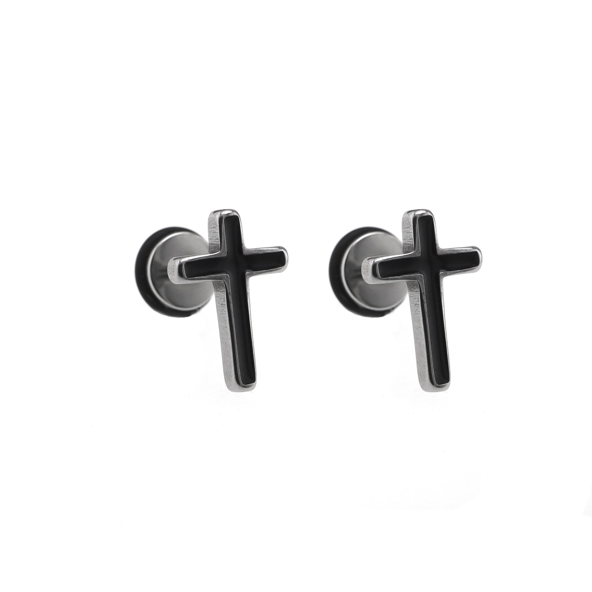 Alien Spike Externally Threaded Stainless Steel Ear Studs