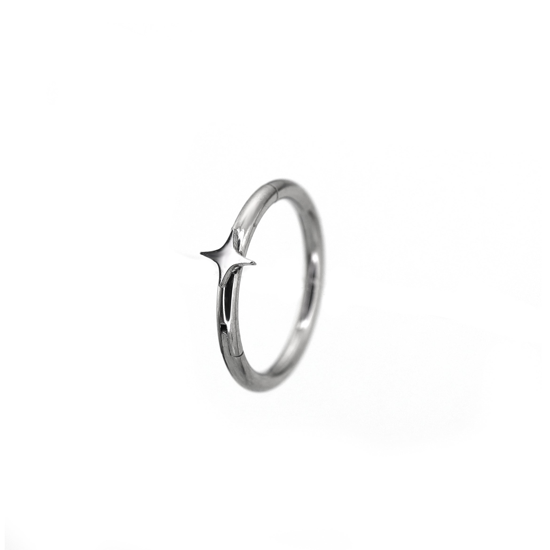 Four-Point Star stainless steel Segment Hoop