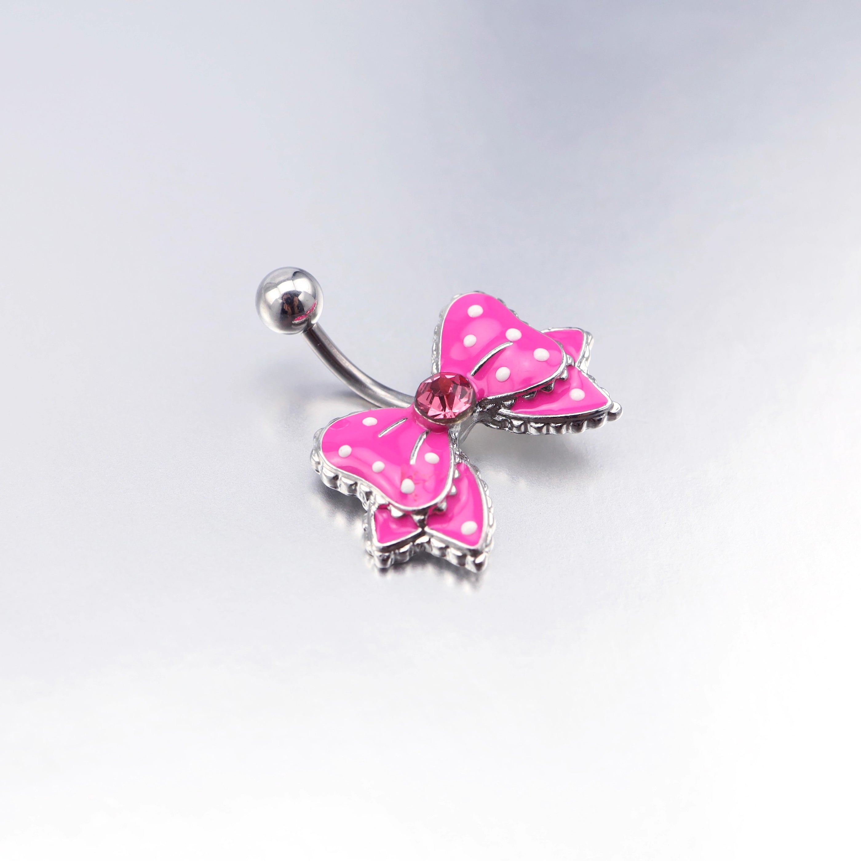 Butterfly Crystal stainless steel Belly Ring