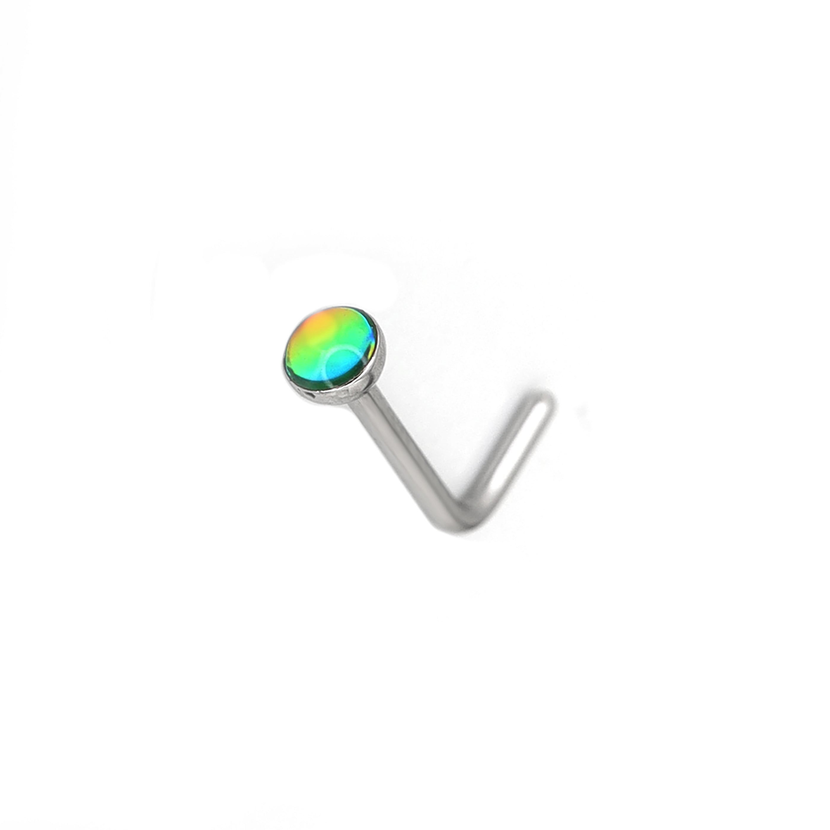 20G L-Shape stainless steel Nose Stud