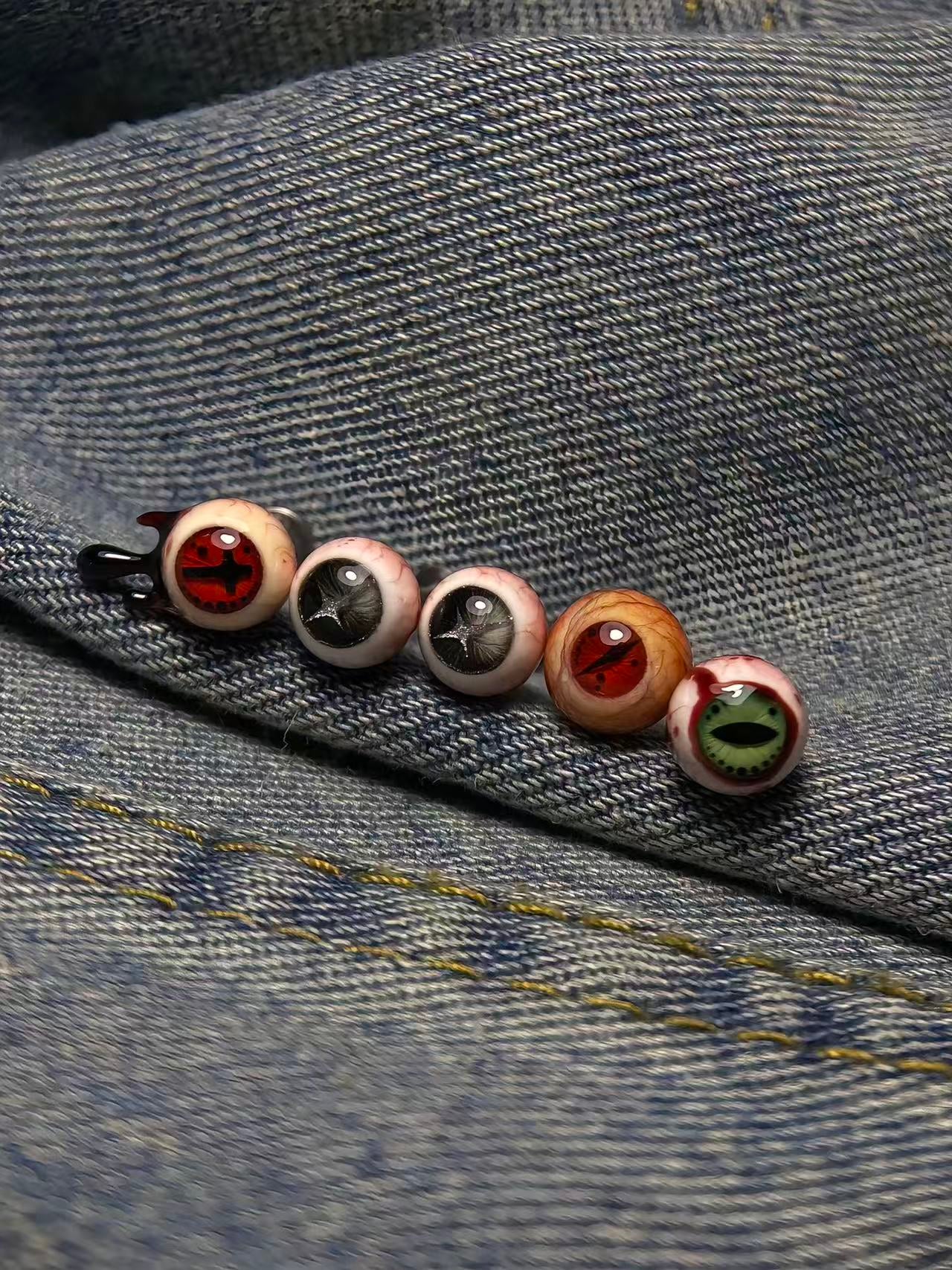 Cthulhu Eye Titanium Ear Studs - Mystery Box Collection