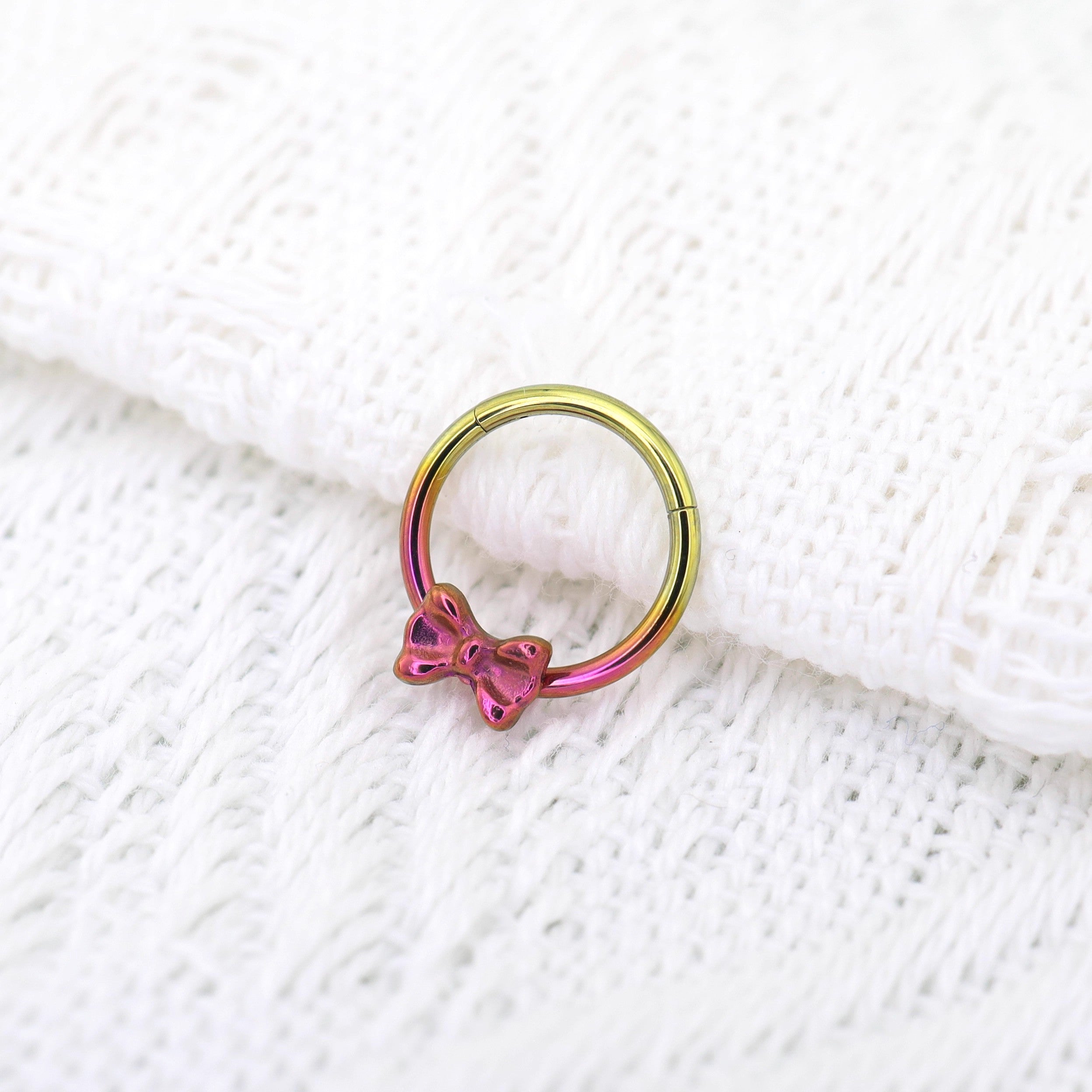 16G Bow Titanium Segment Hoop