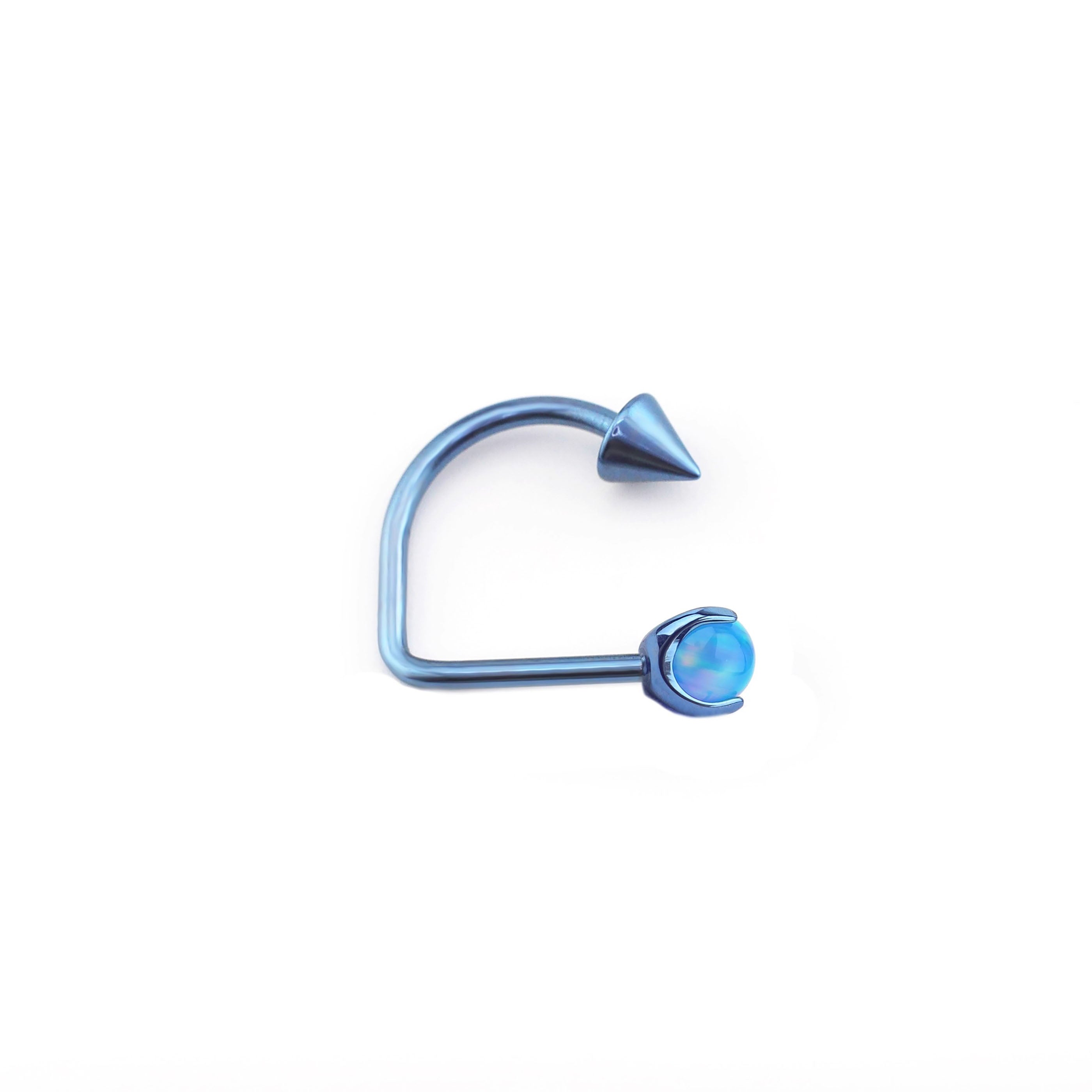 16G Opal Spike Titanium U-Ring