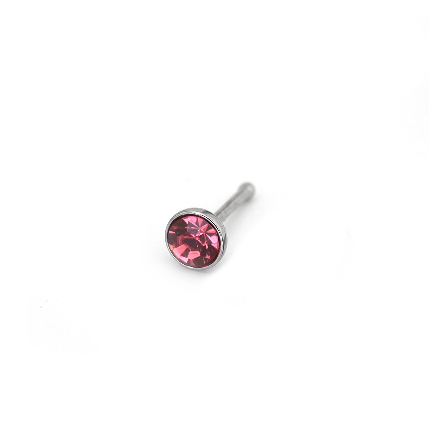 4/8PCS 20G Crystal Nostril Stud Pin Set
