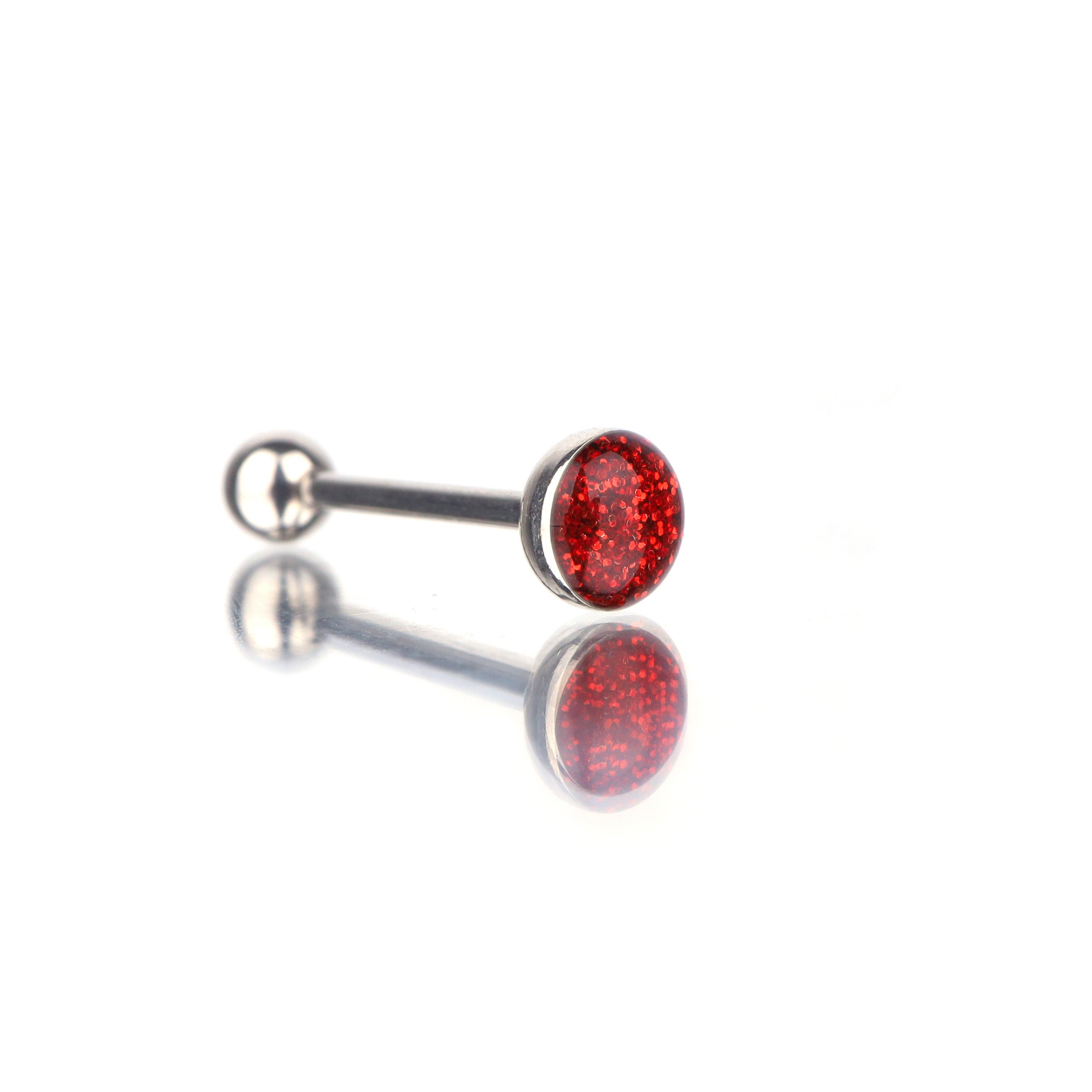 Slick glitter Resin Oil tongue nail
