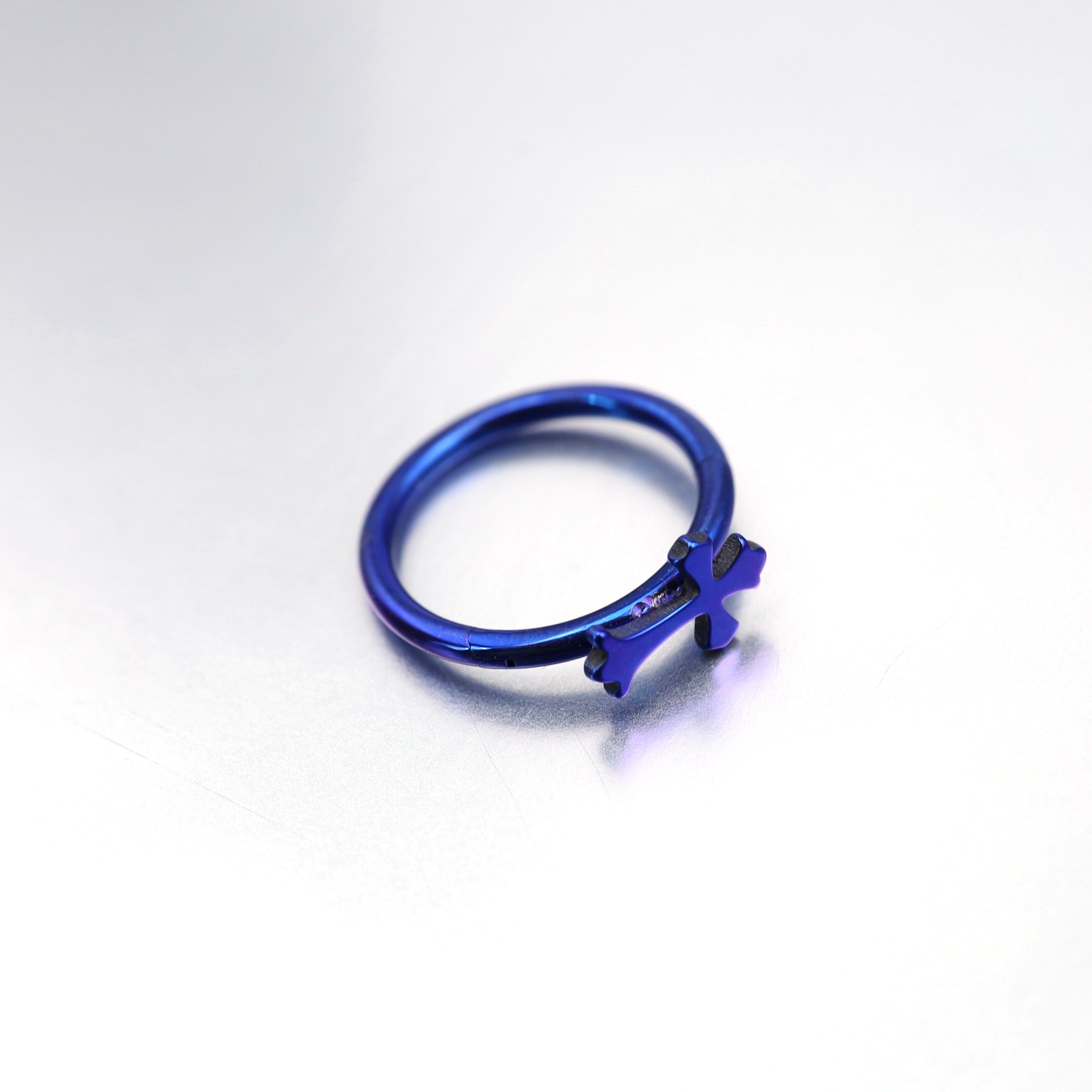 Cross Titanium Segment Ring