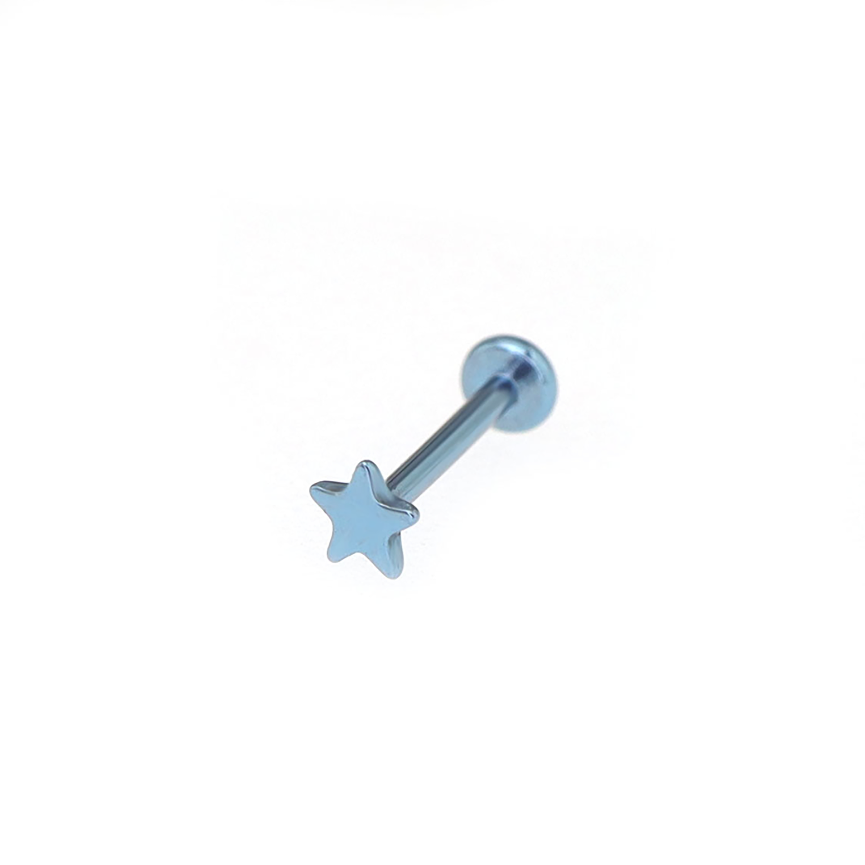 Mini Star Titanium Threadless Pin