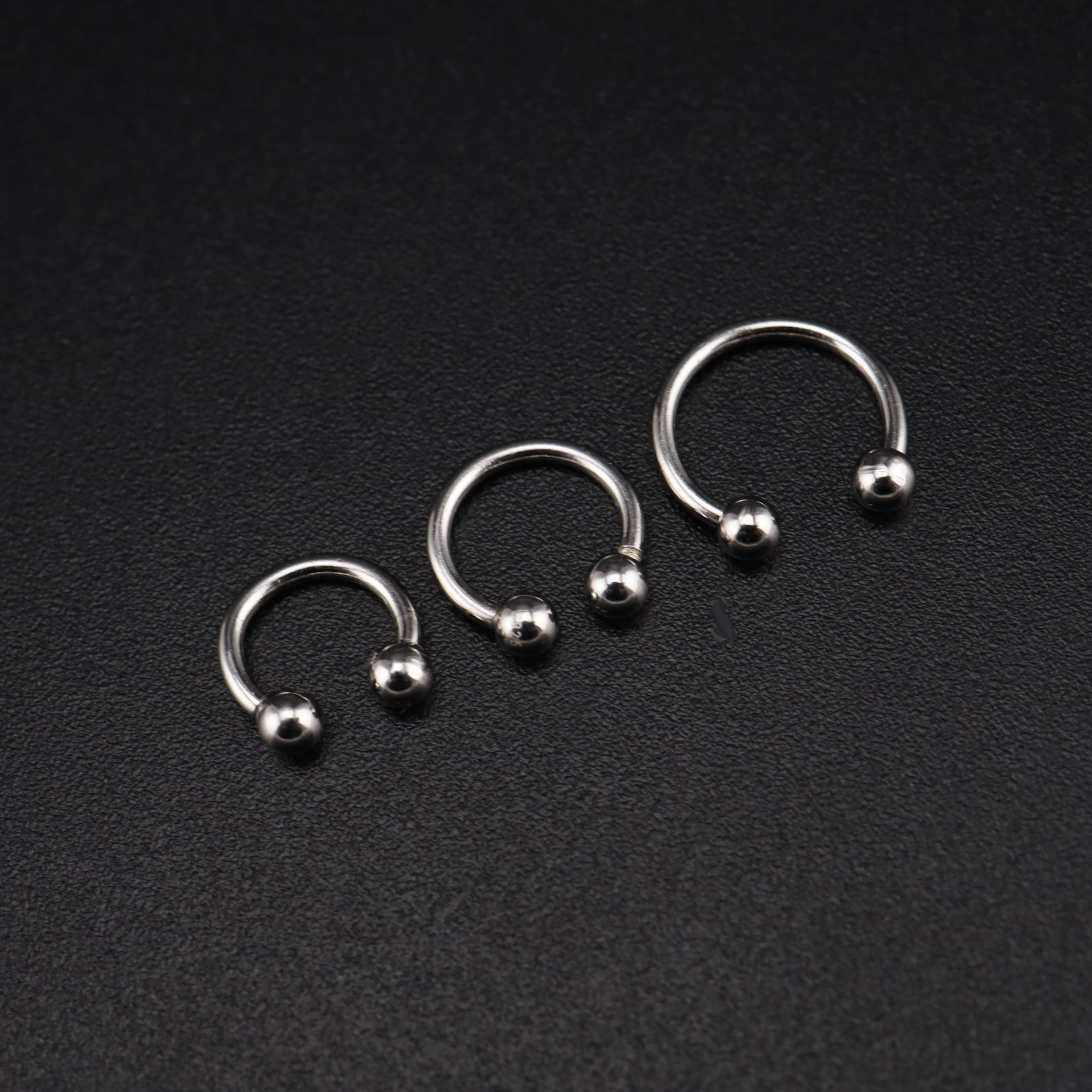 Classic S925 Sterling Silver Horseshoe rings