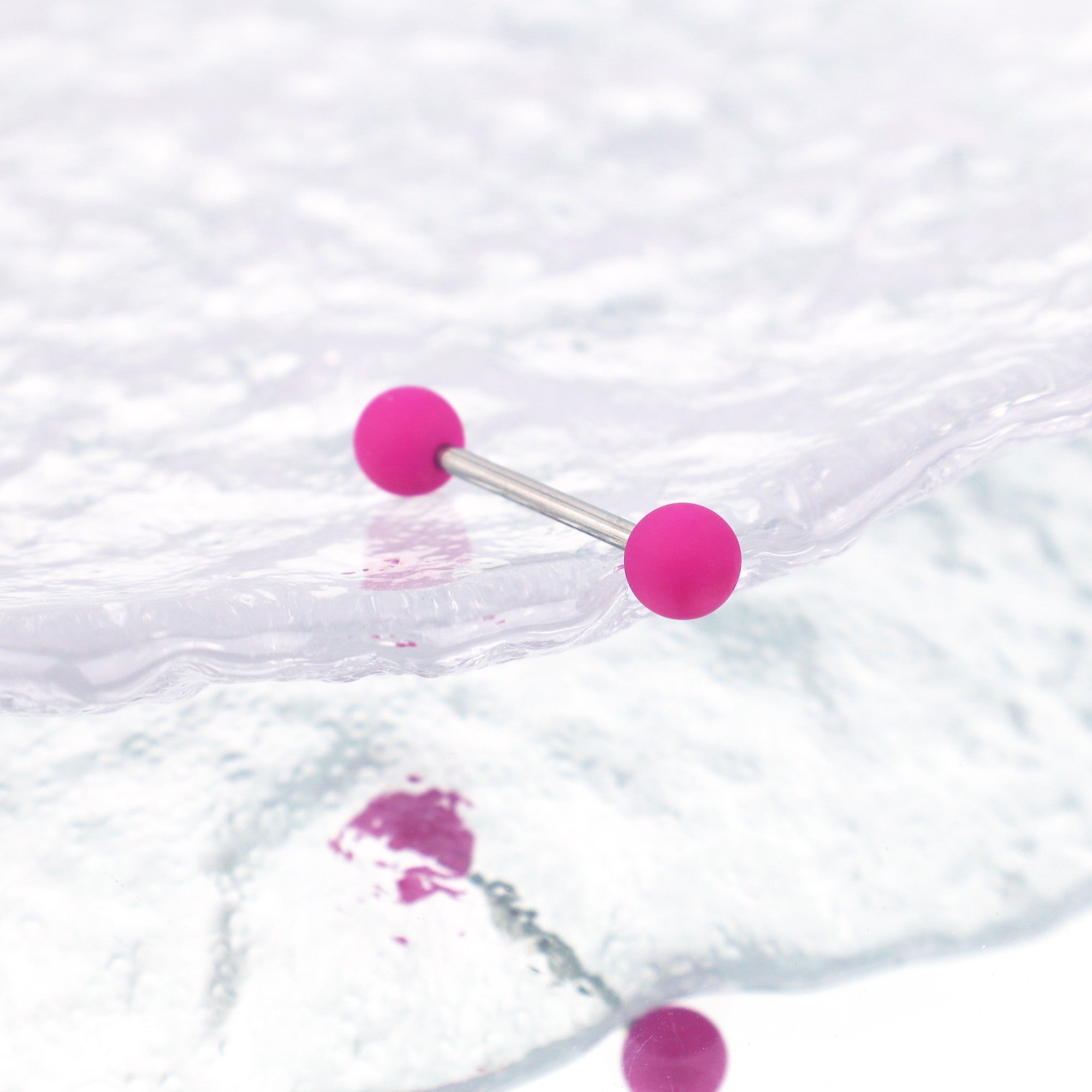 Colorful Acrylic barbell studs