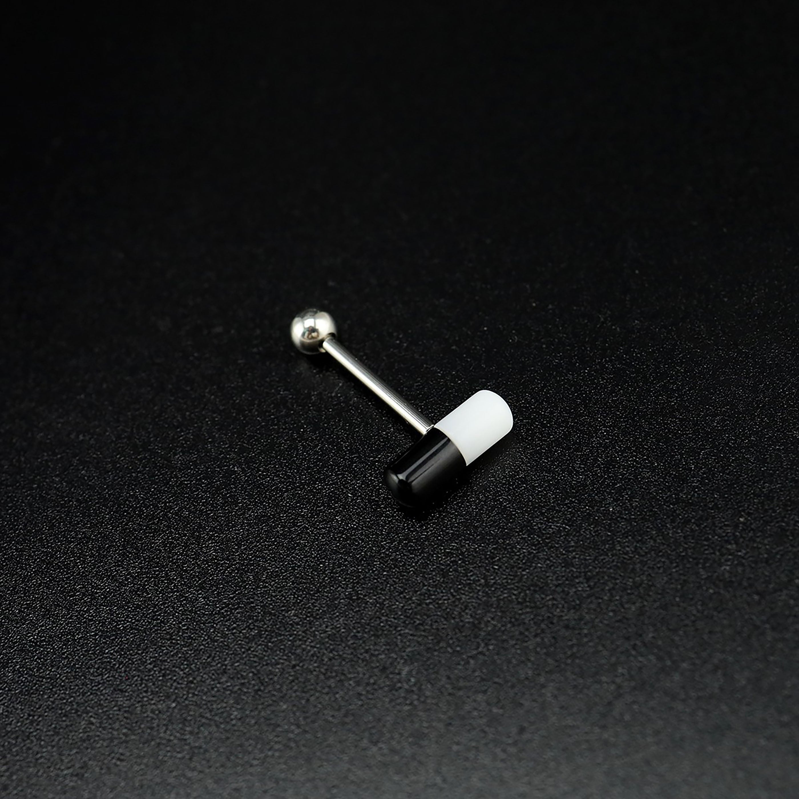 Funny Pill Acrylic Tongue Barbell