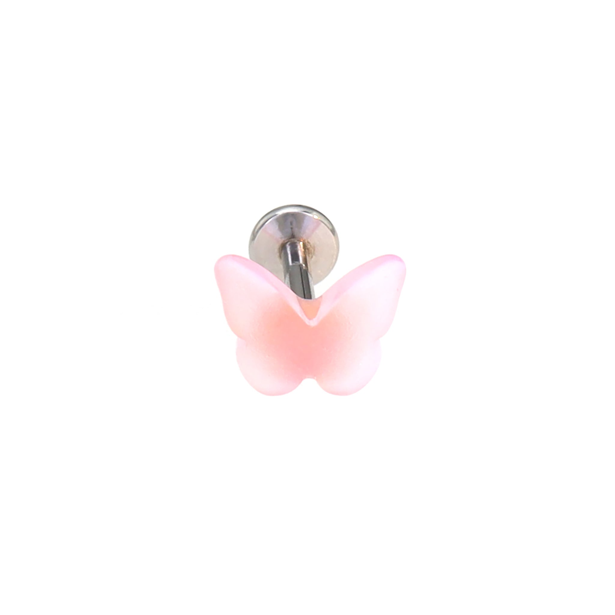 Colorful Resin Butterfly Internally Threaded Stud ph1