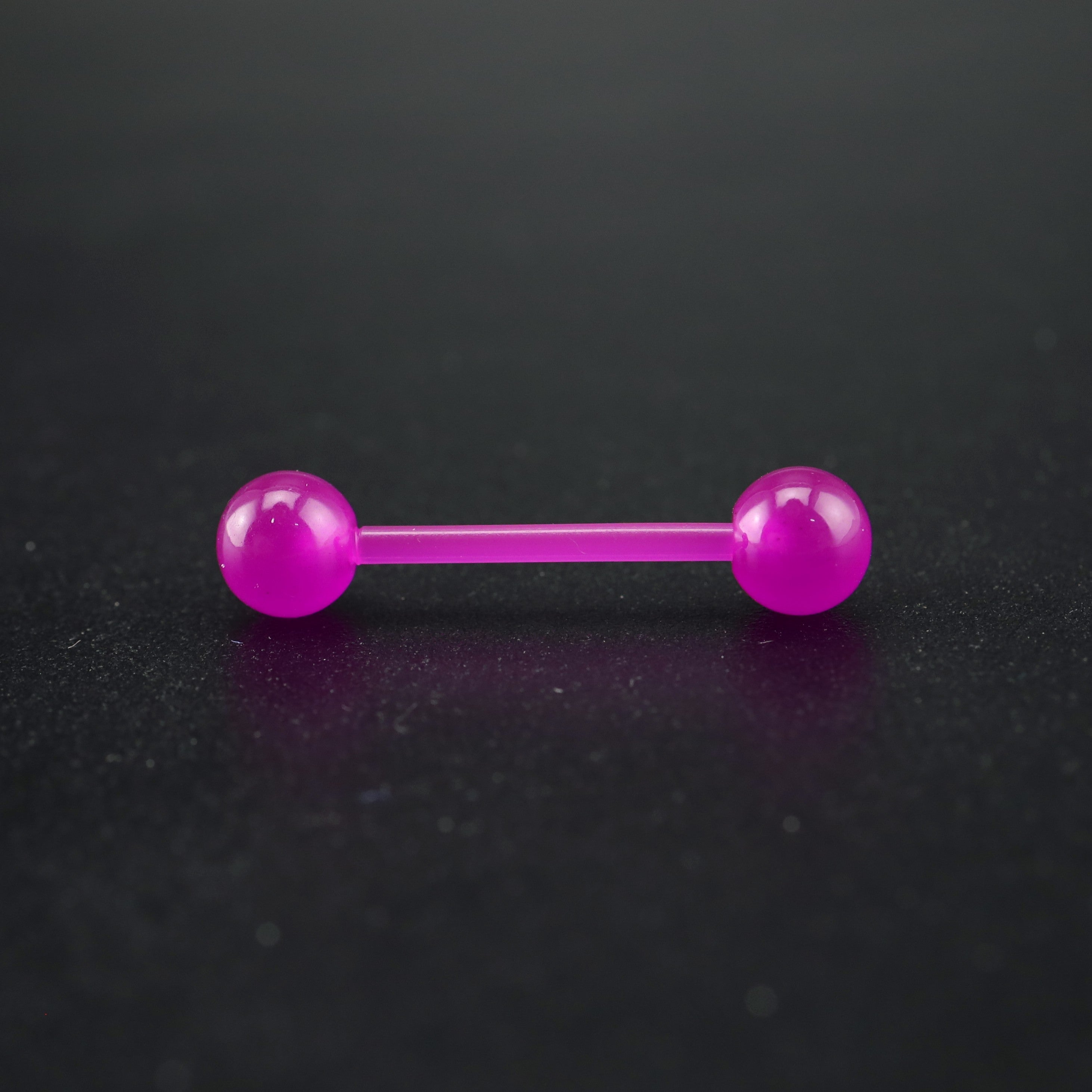8PCS Glow in the Dark Acrylic barbell studs Set