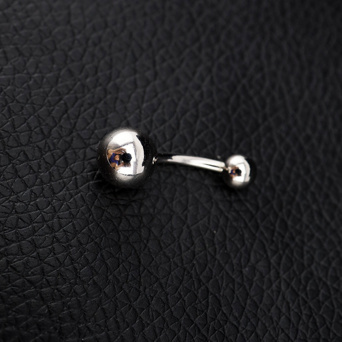 Sterling Silver Basic Curved Navel Ring ph3 未完成