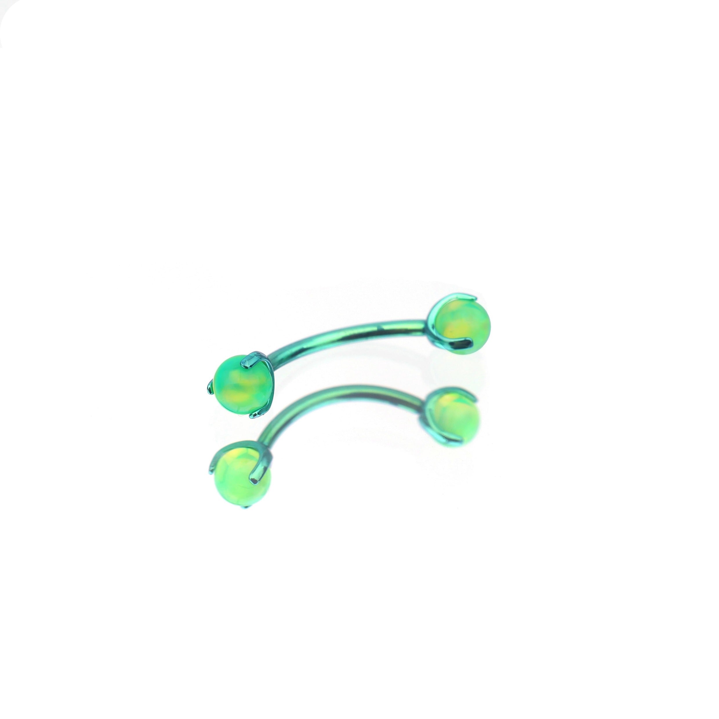 Jelly Opal Titanium Rook Jewelry
