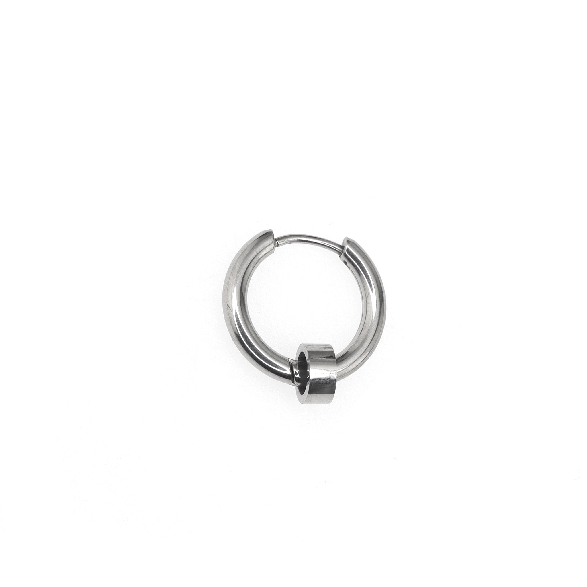 Cylindrical Pendant Stainless Steel Earrings