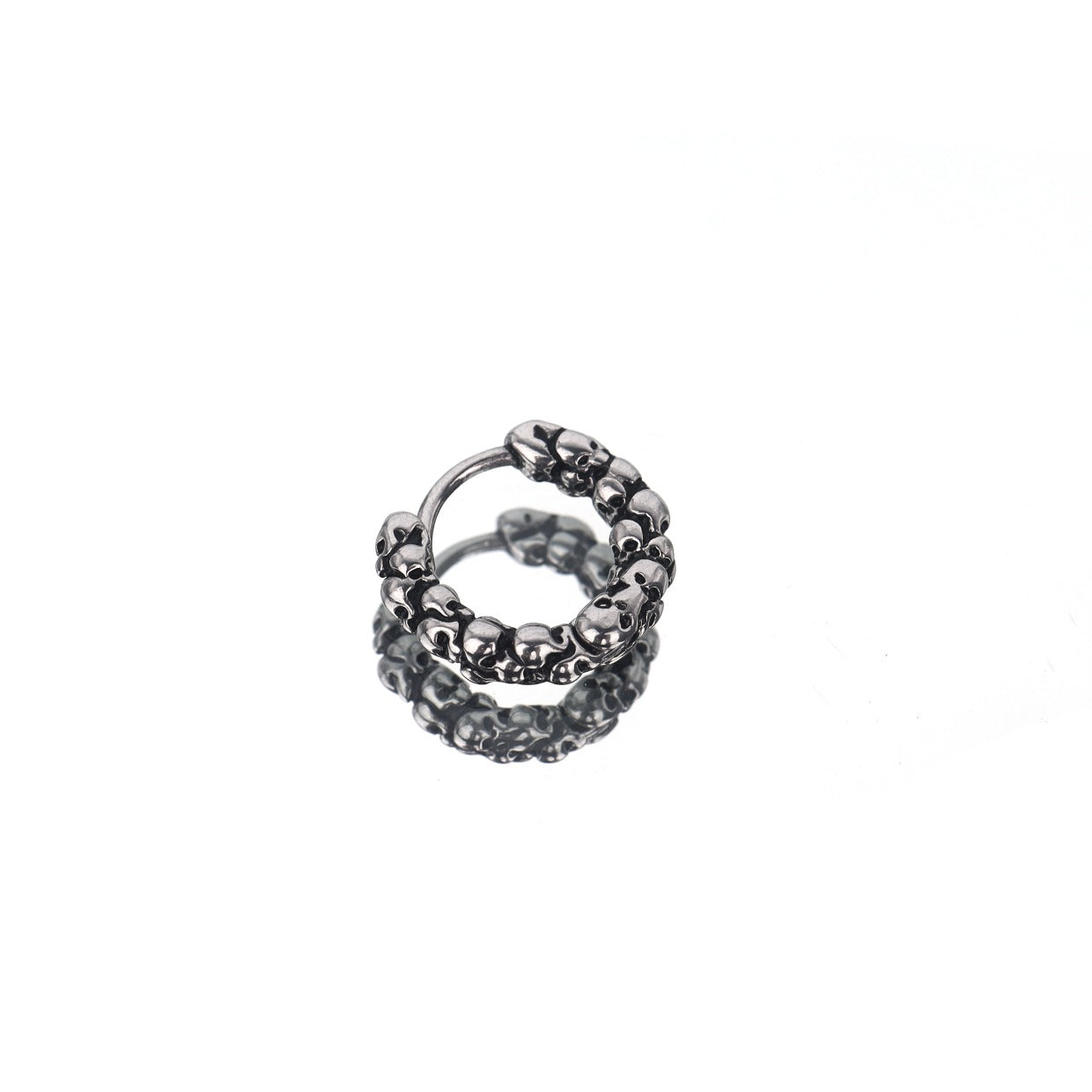 Skull Head Stainless Steel Earrings