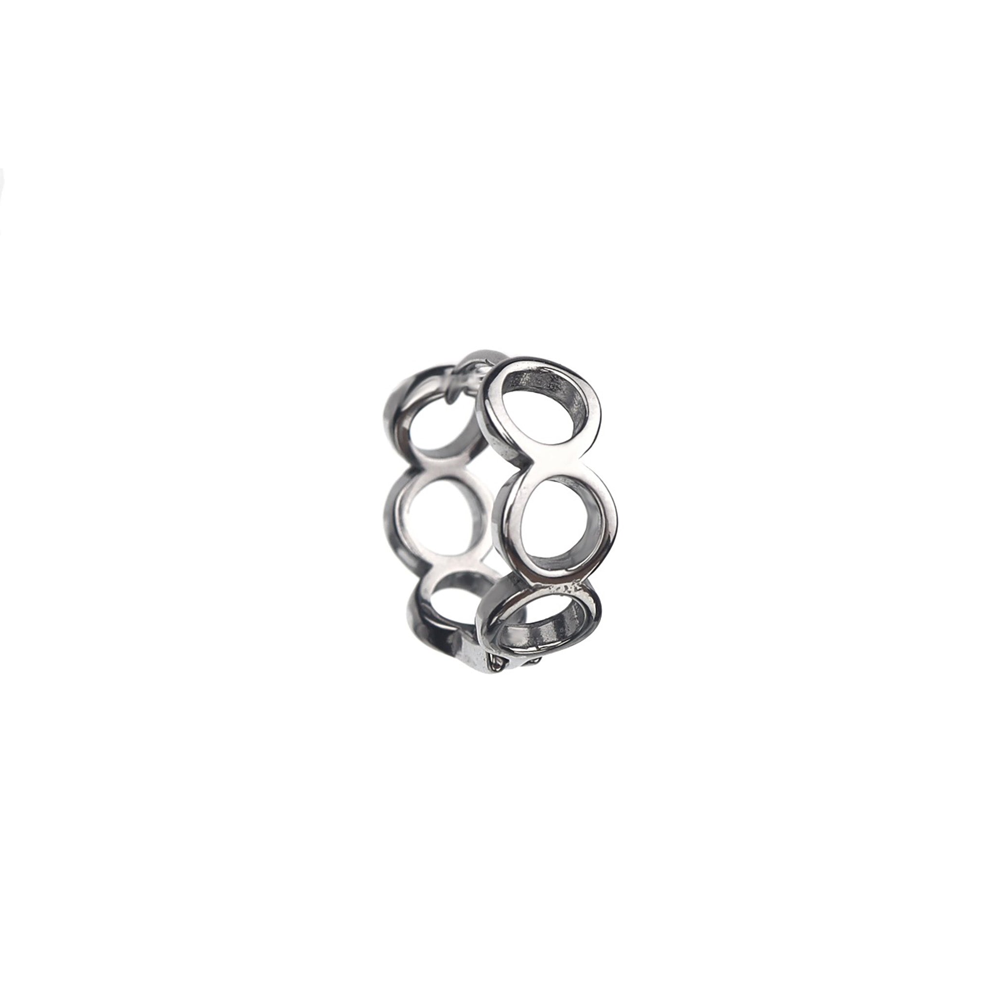 Punk Hoop Stainless Steel Earrings