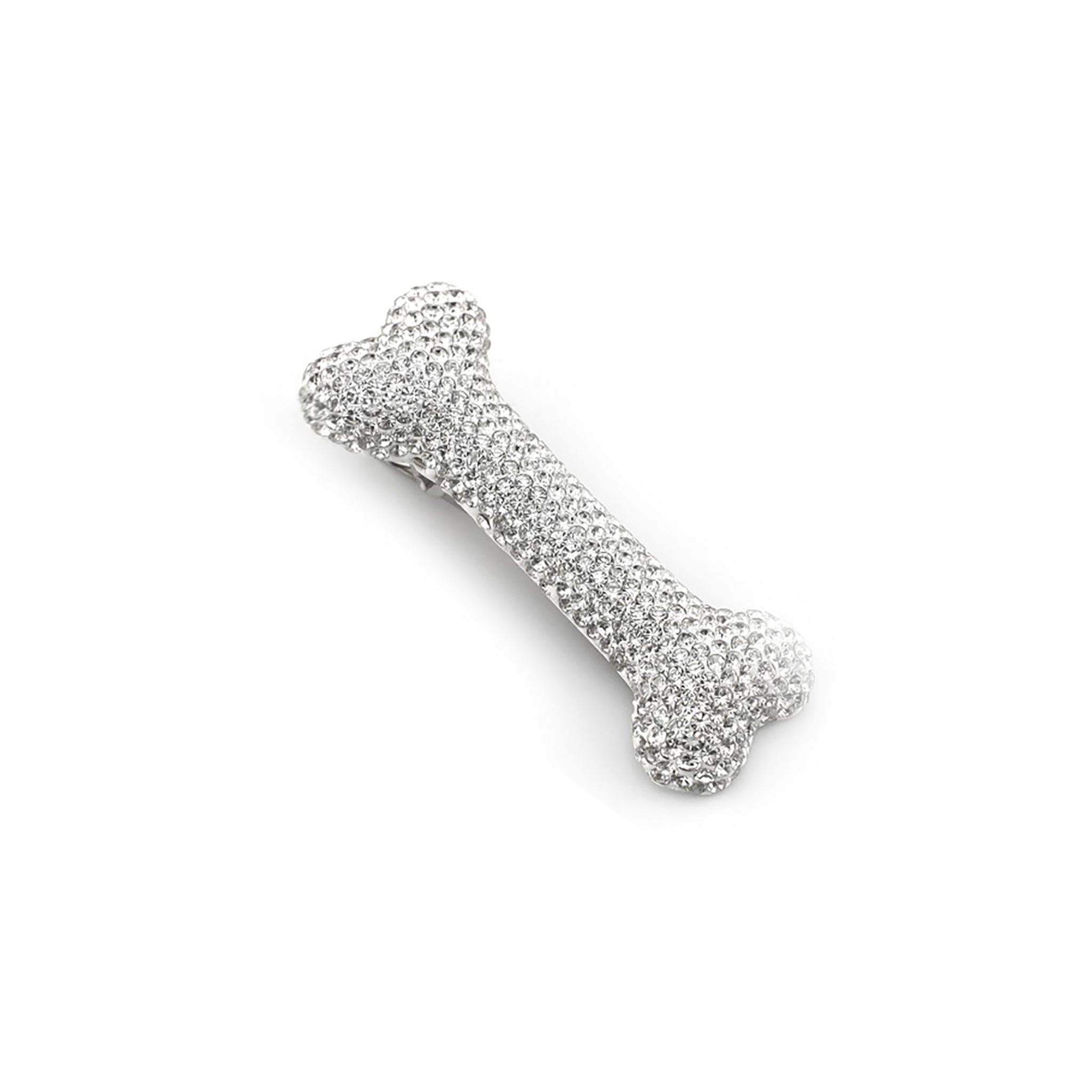 Oversize Full-Crystal Bone Hair Clip