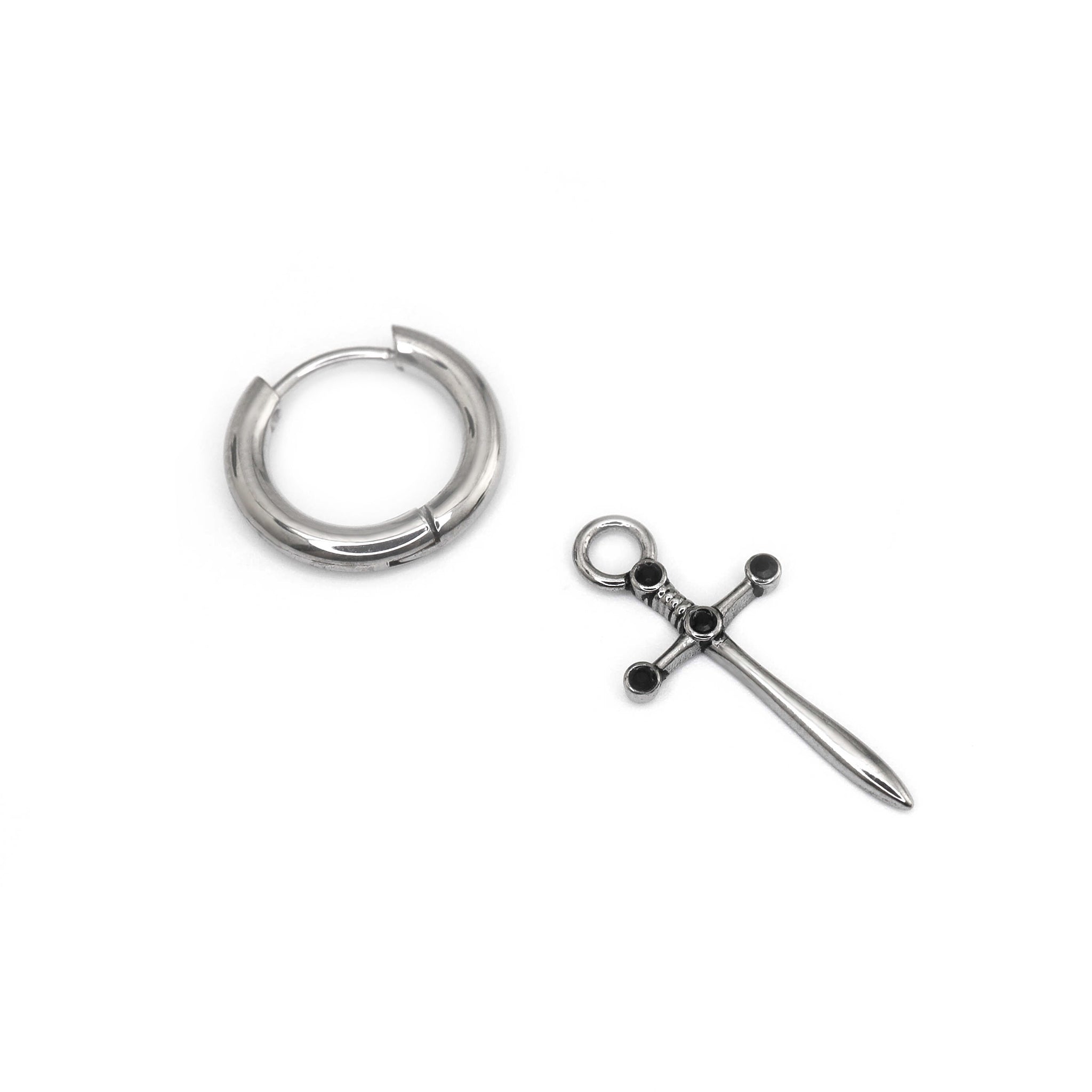 Minimalist Dagger Stainless Steel Earrings ph2