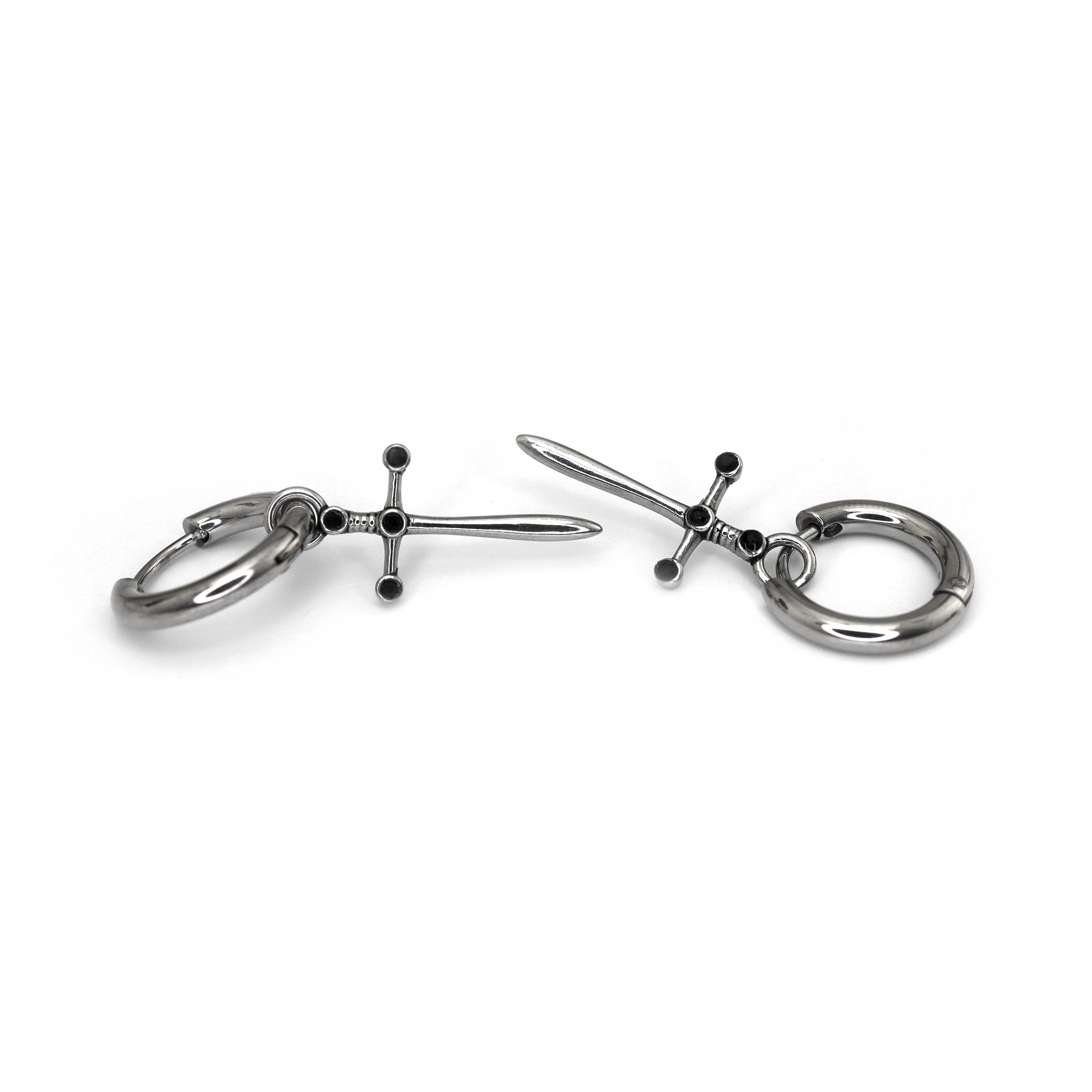 Minimalist Dagger Stainless Steel Earrings ph2