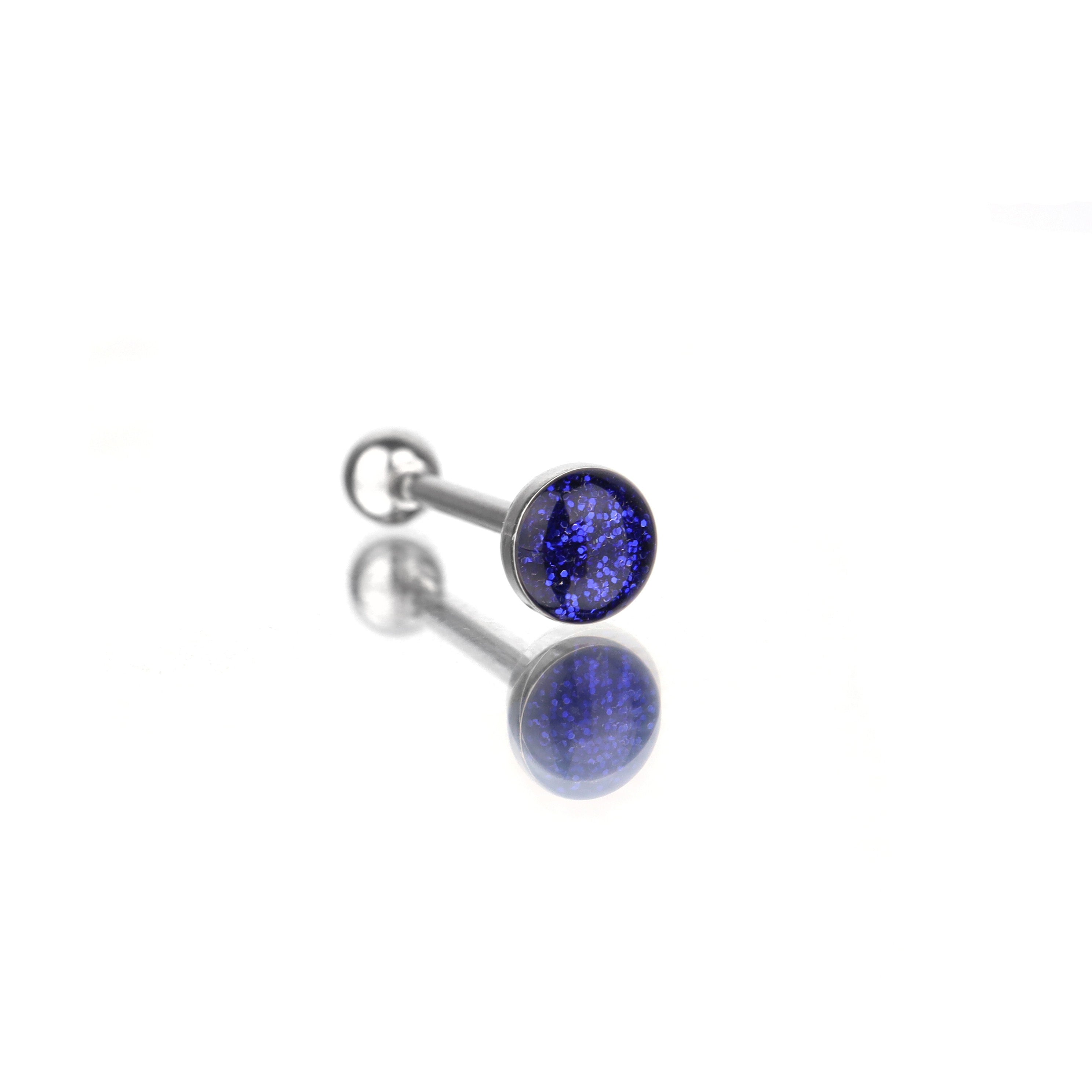 Slick glitter Resin Oil tongue nail
