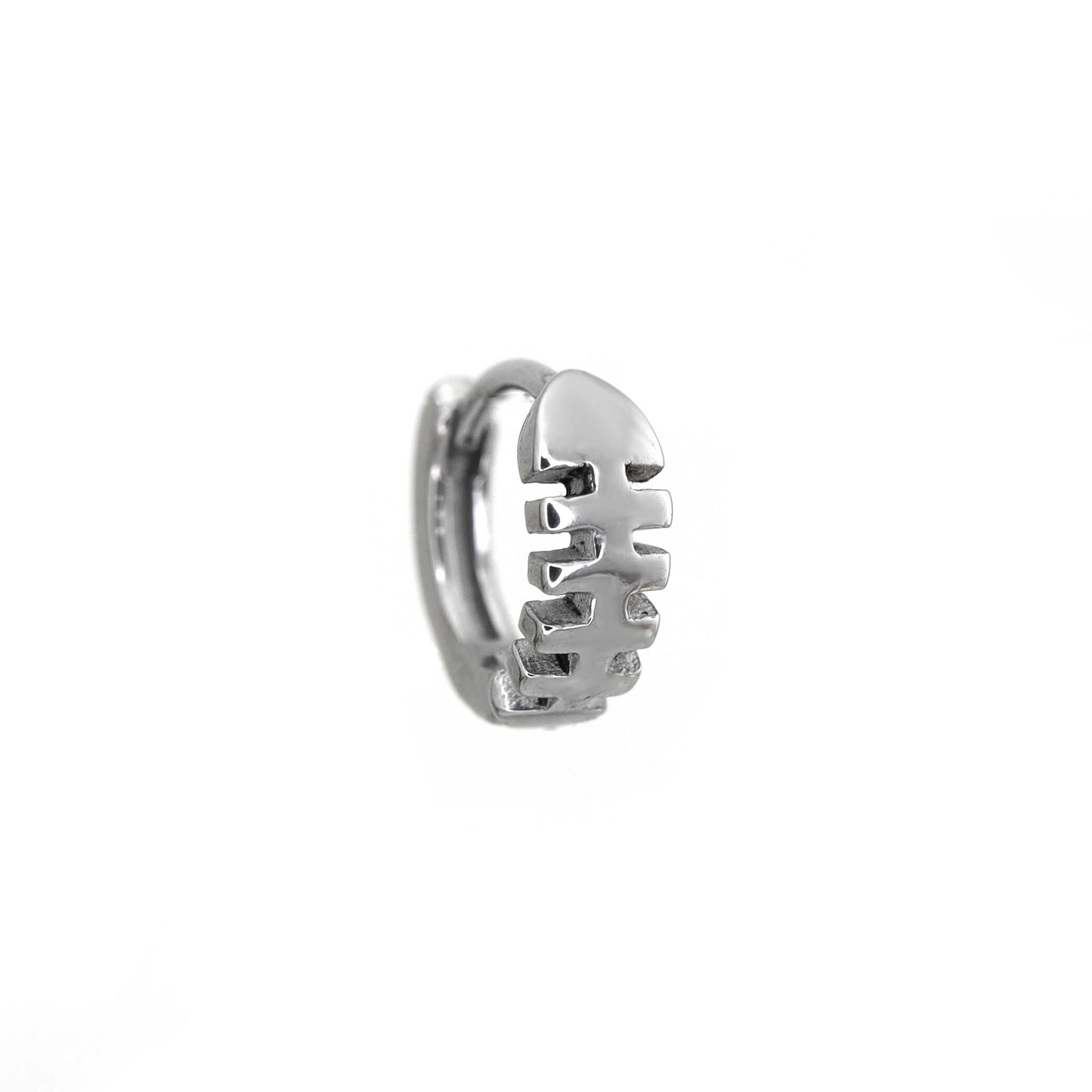 Cute Fishbone stainless steel Earrings ph1