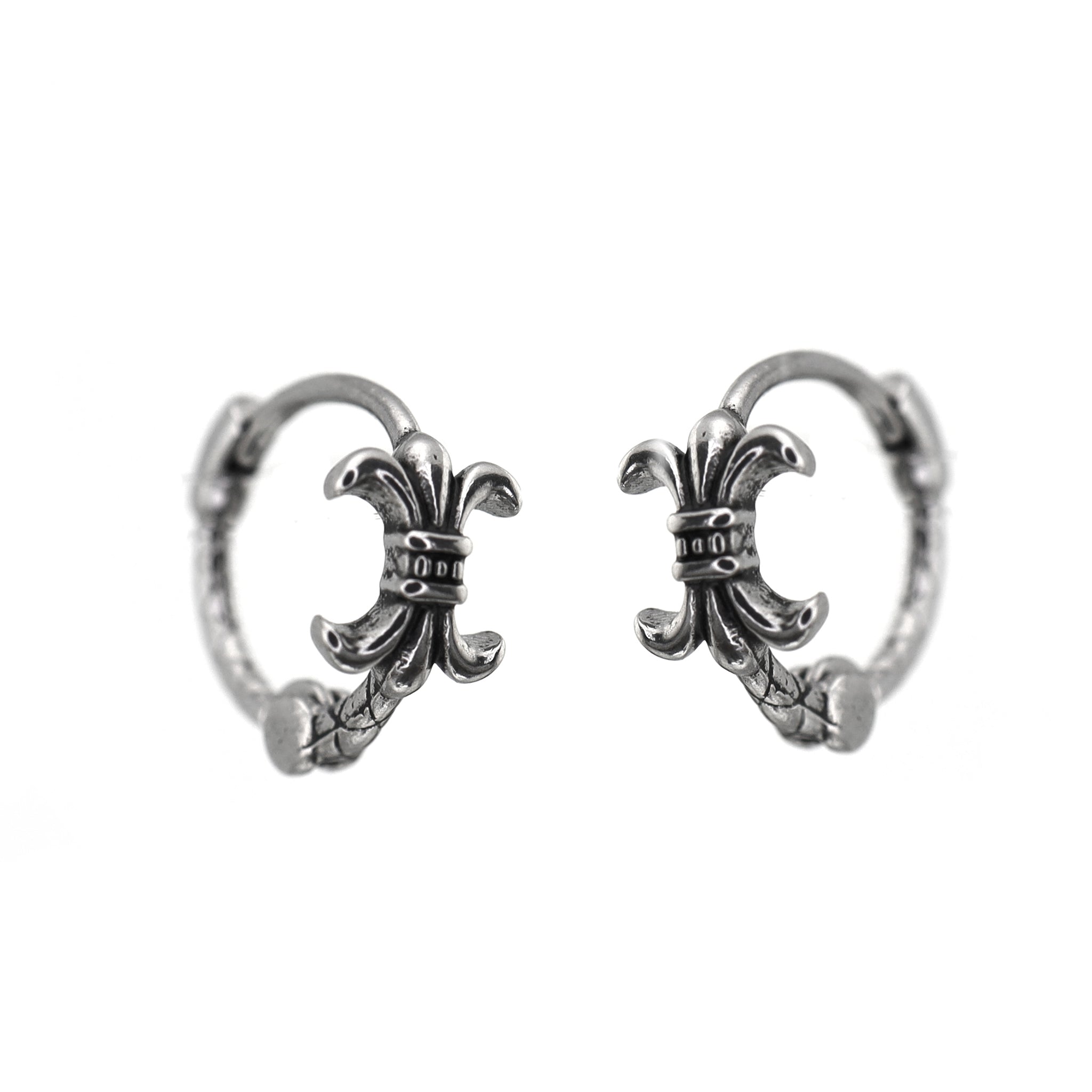 Vintage Anchor & Cross tainless steel Earrings ph1