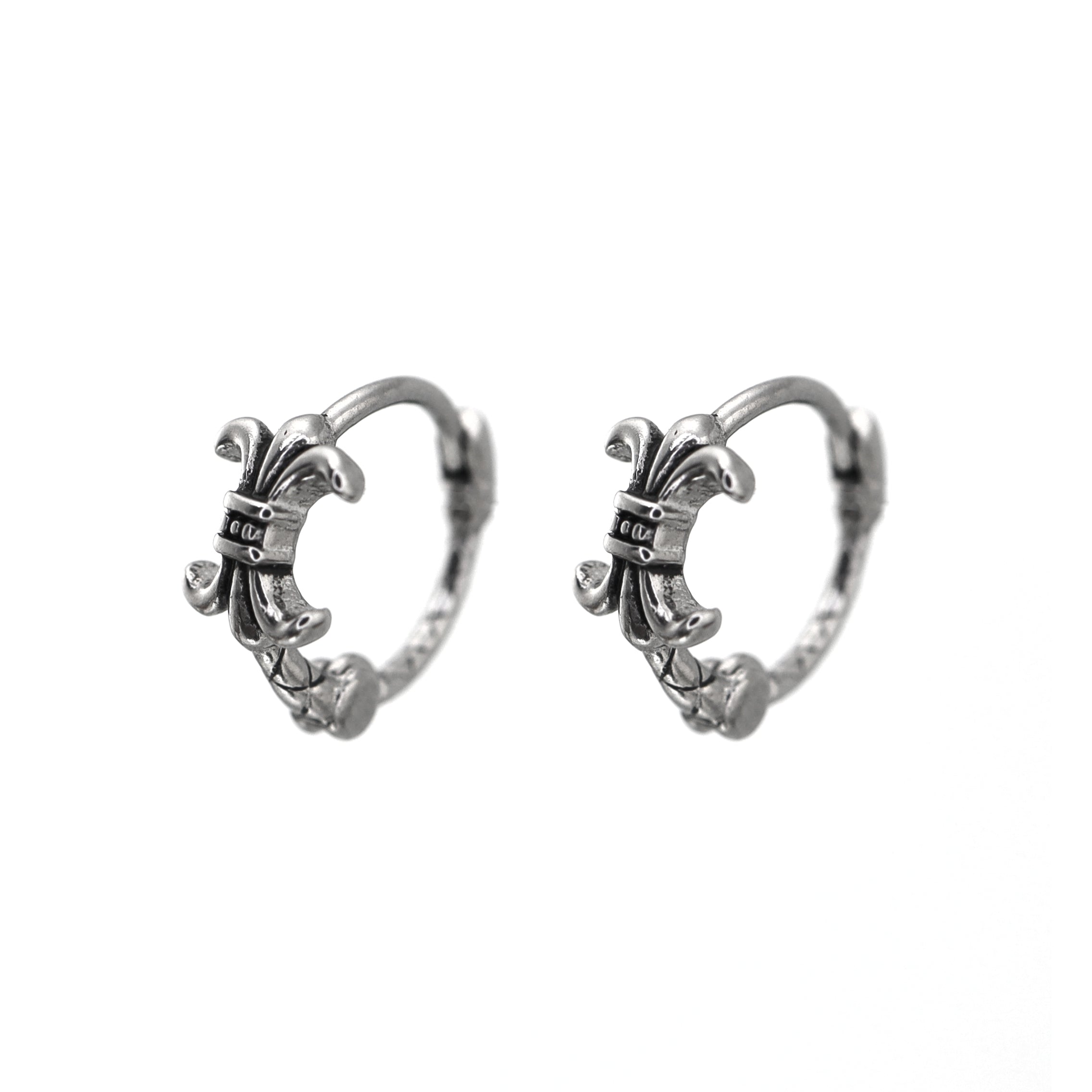 Vintage Anchor & Cross tainless steel Earrings ph1