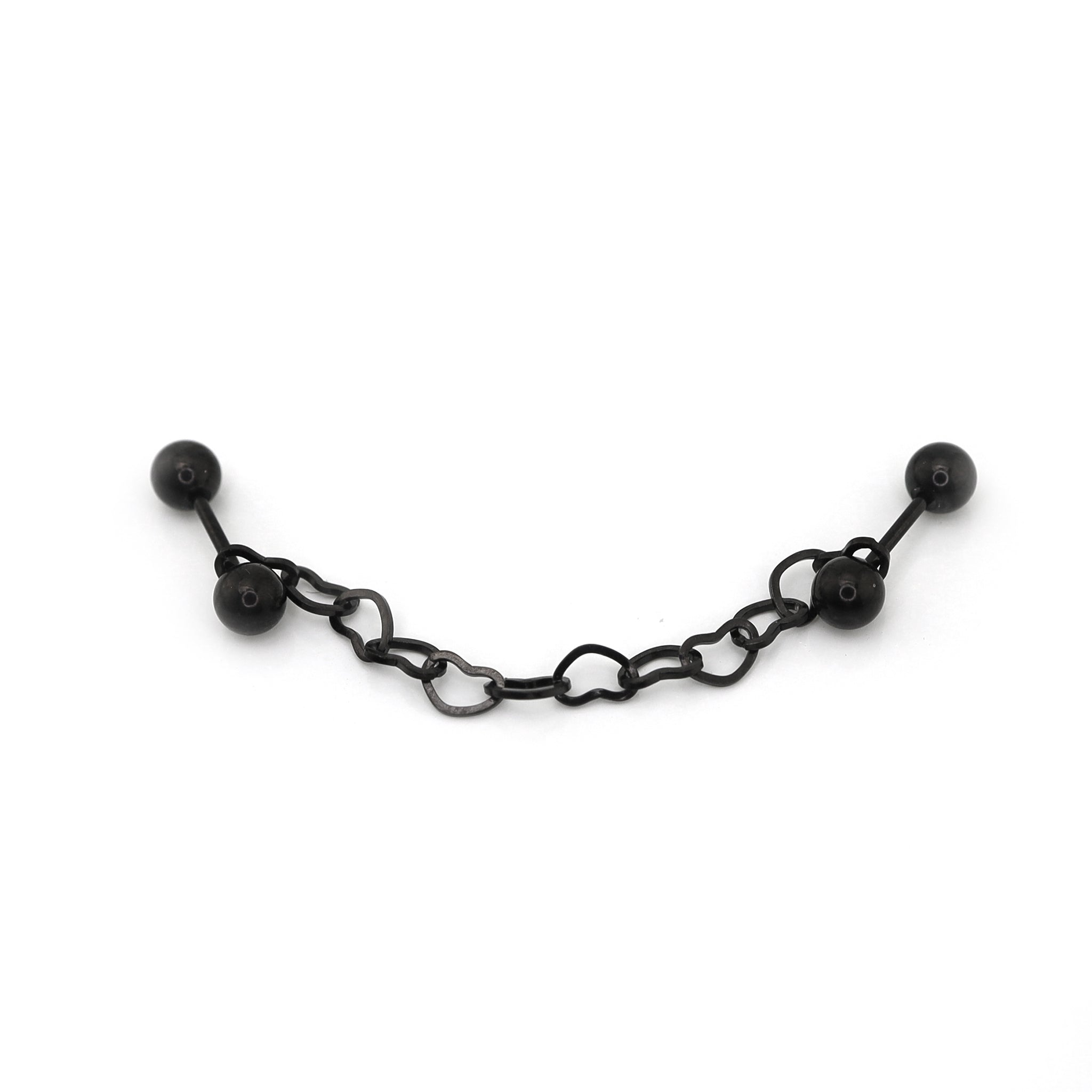 Black Heart Chain tainless steel Industrial Barbell ph1