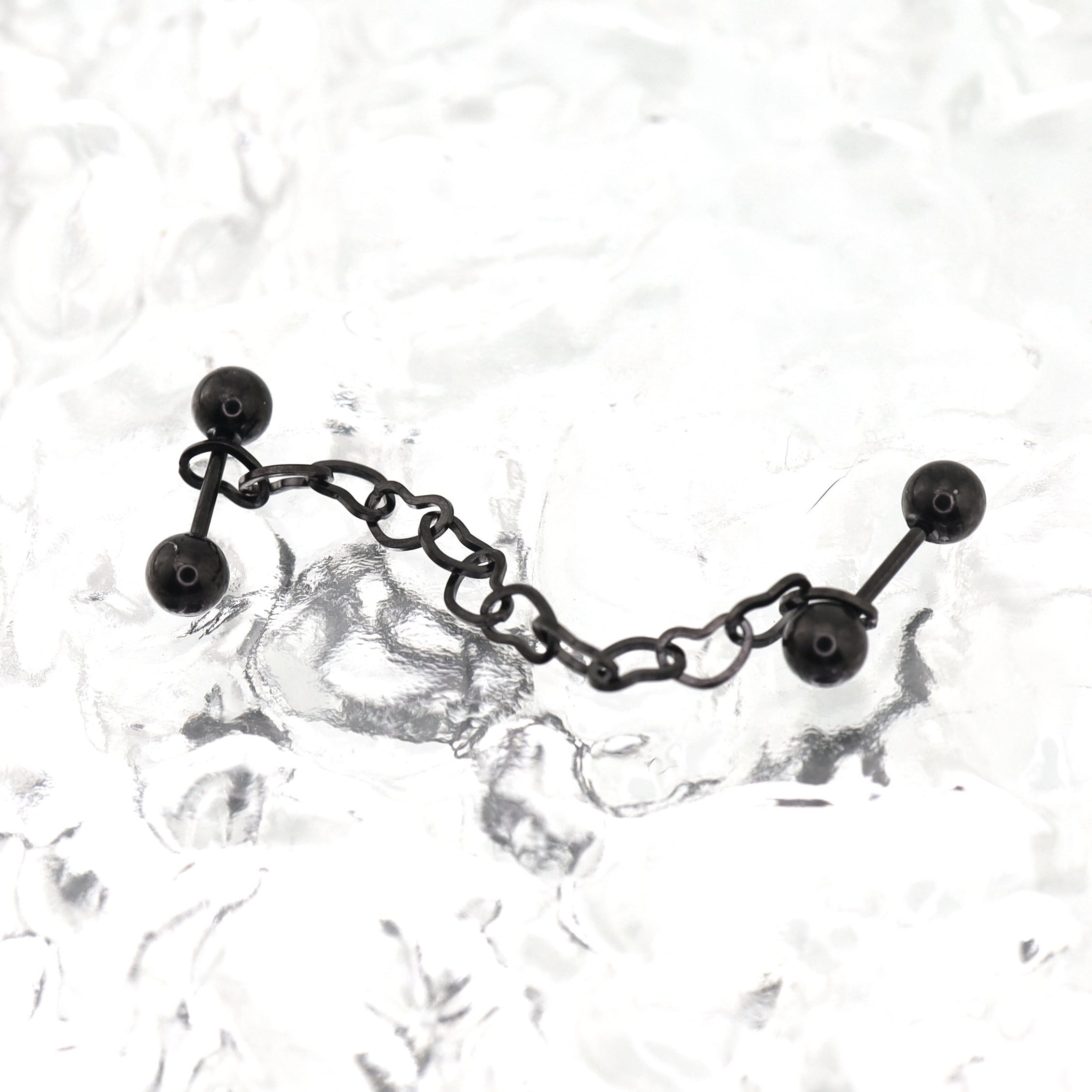Black Heart Chain tainless steel Industrial Barbell ph1