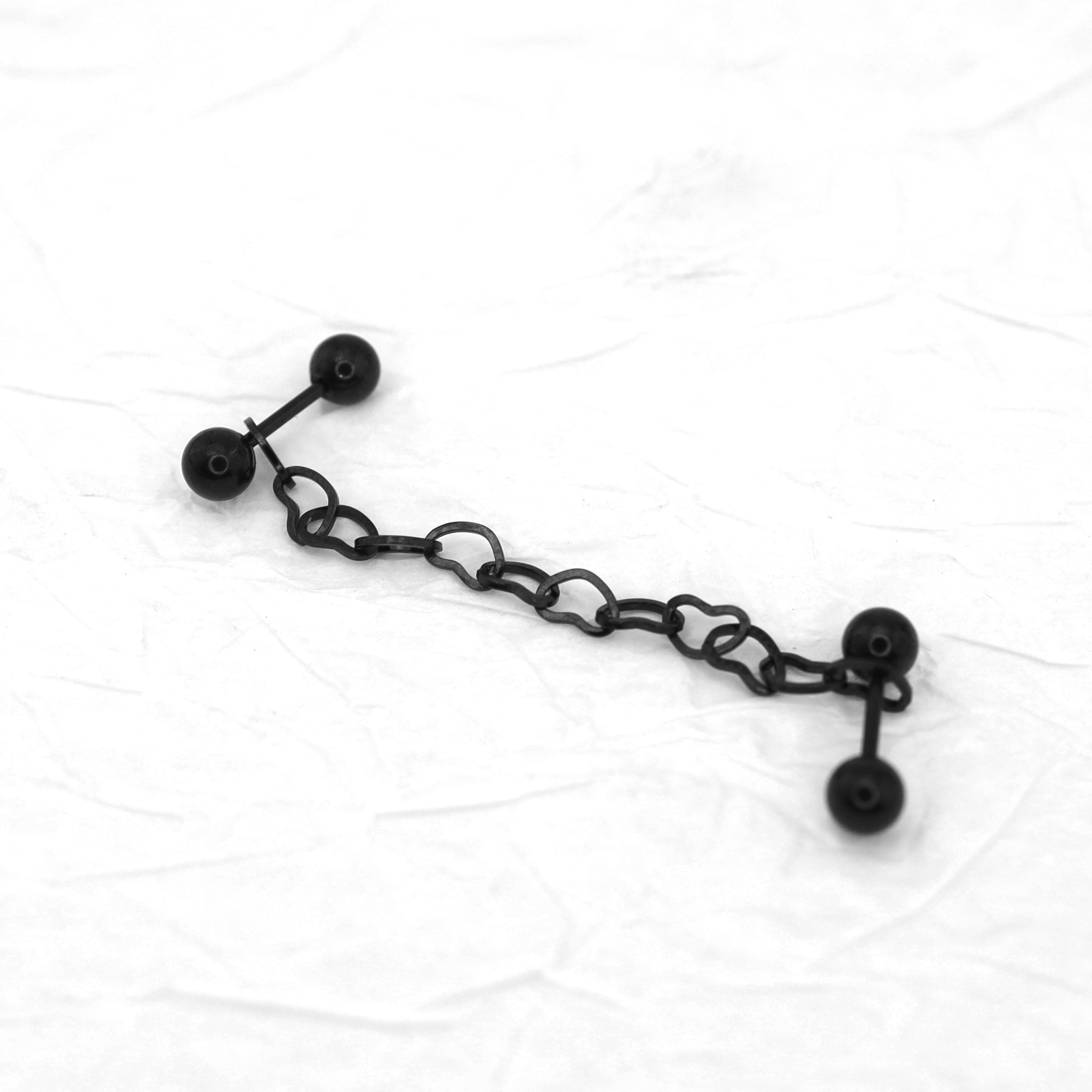 Black Heart Chain tainless steel Industrial Barbell ph1