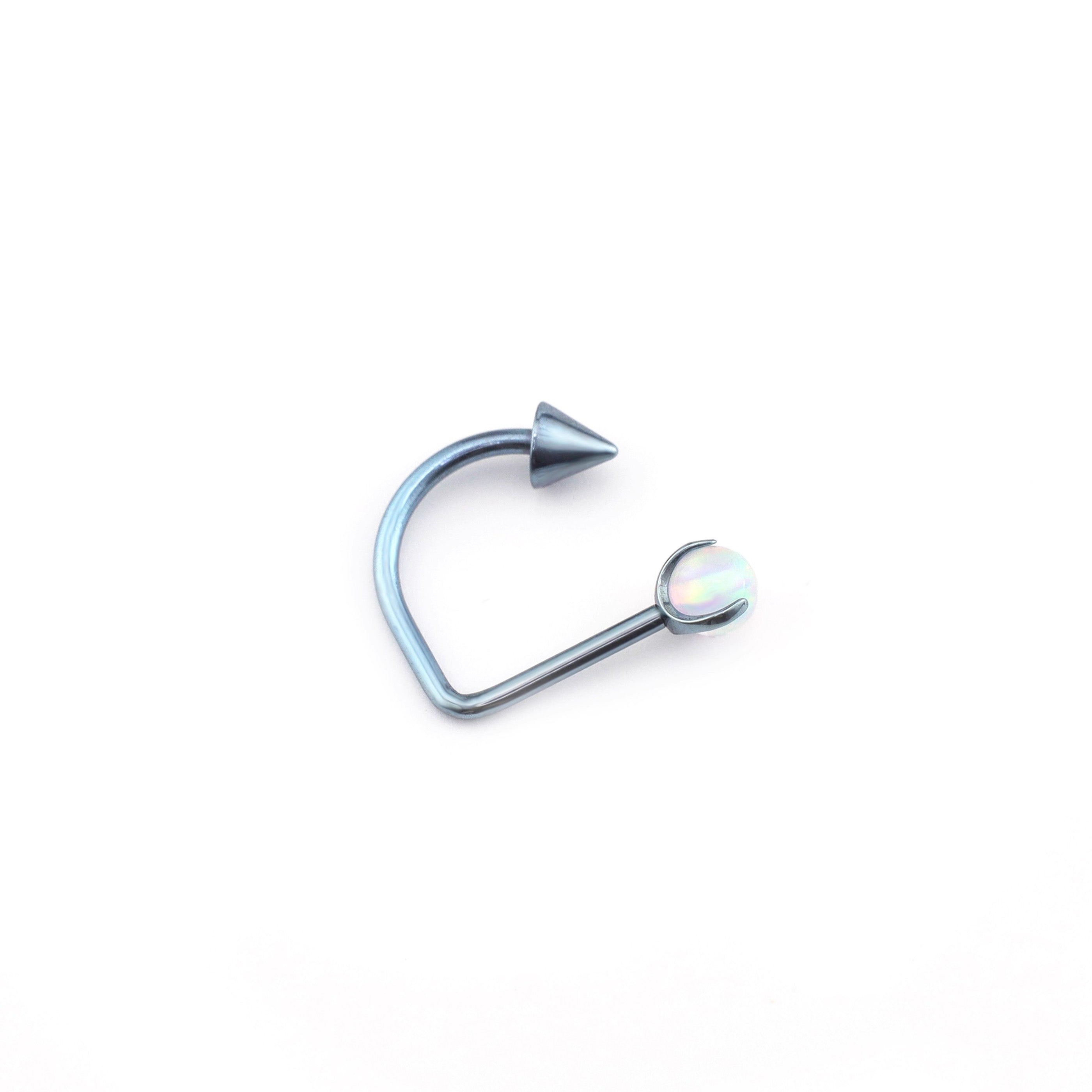 16G Opal Spike Titanium U-Ring