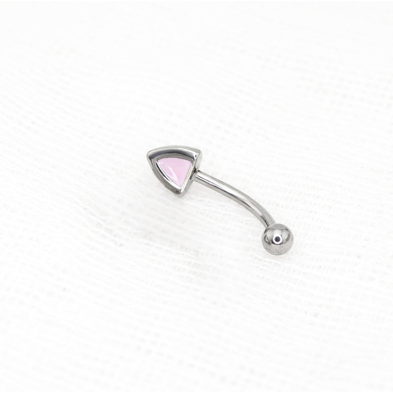 Oil Slick Cat Eye Brow stainless steel Studs ph1