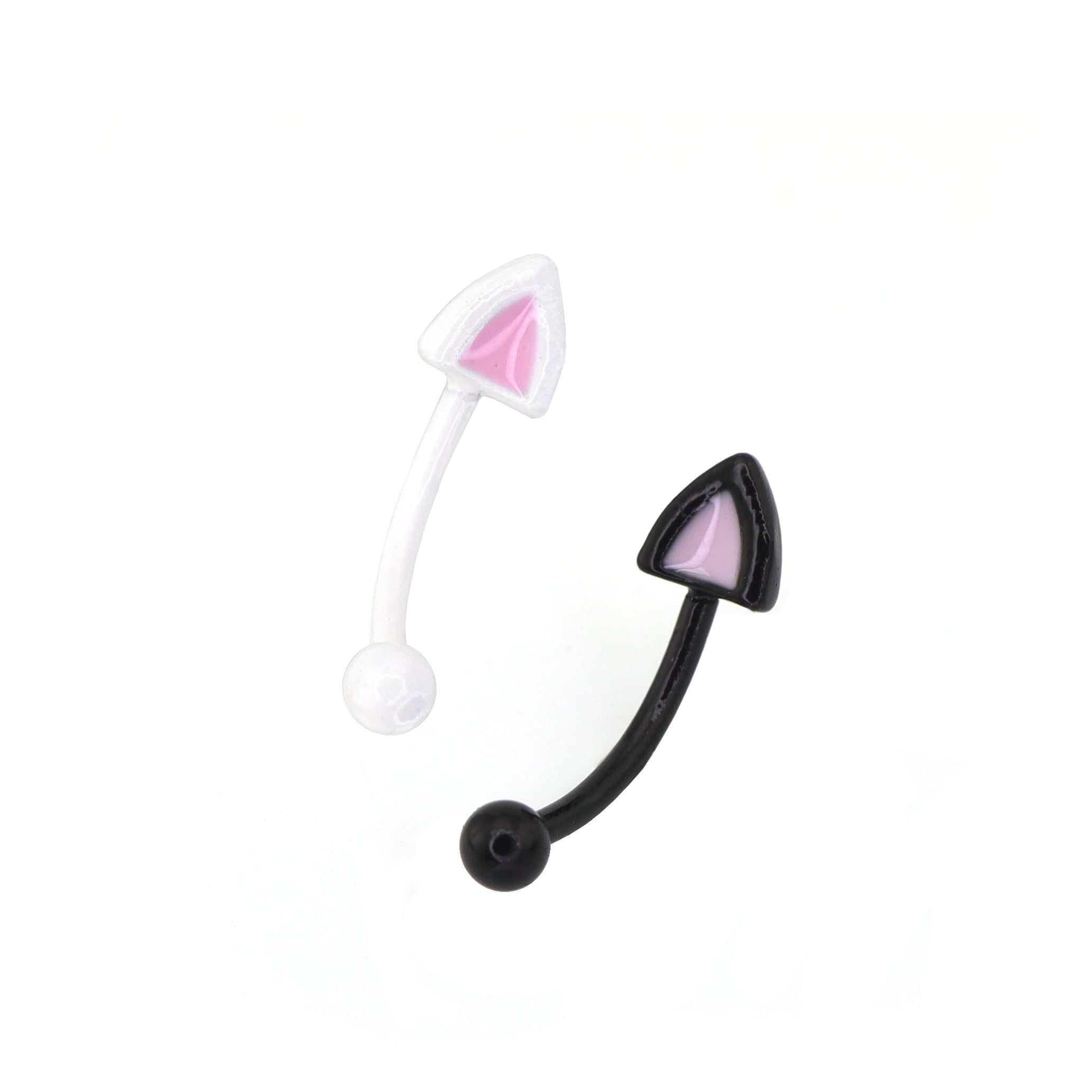 Colorful Cat Ear stainless steel Rook Stud ph1