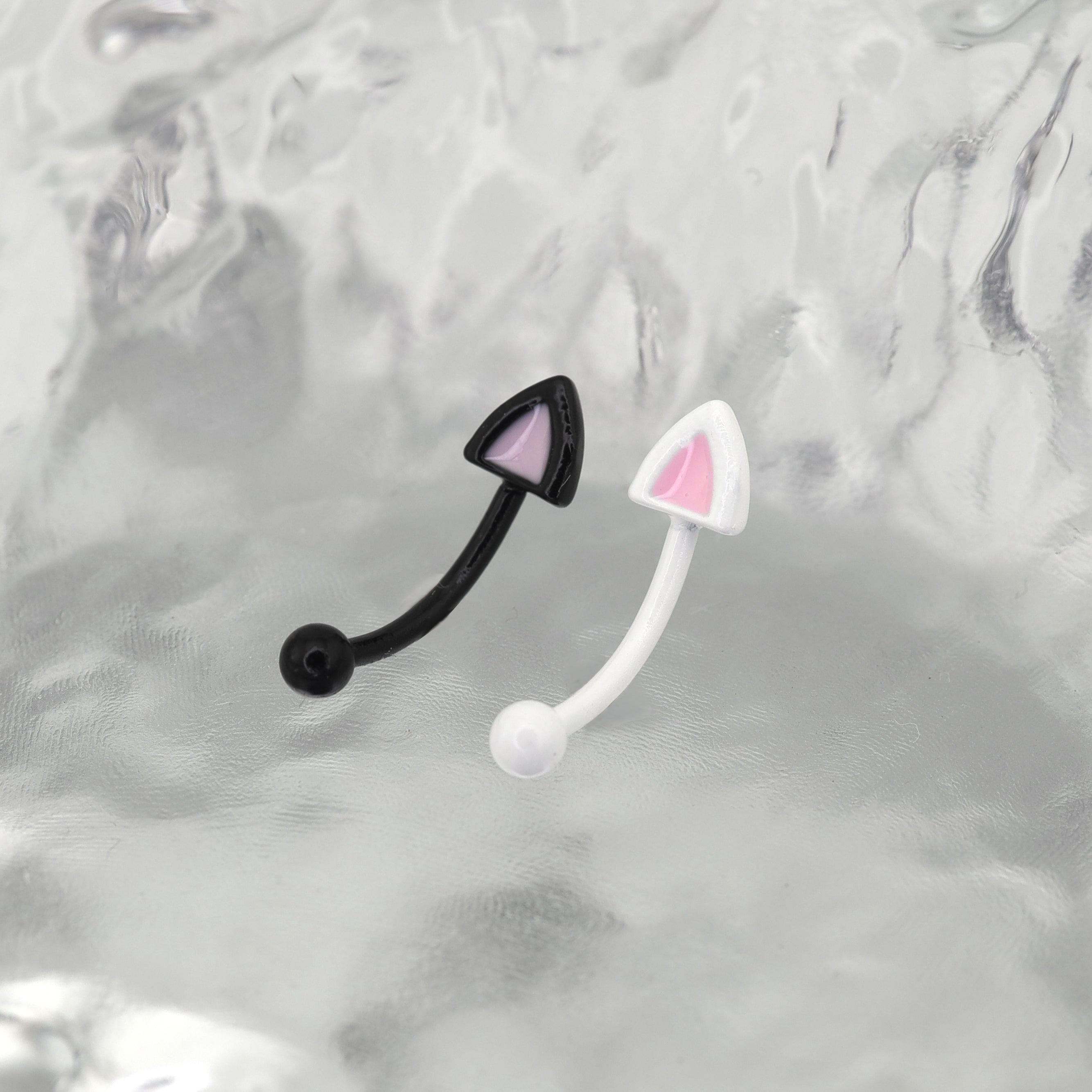 Colorful Cat Ear stainless steel Rook Stud ph1