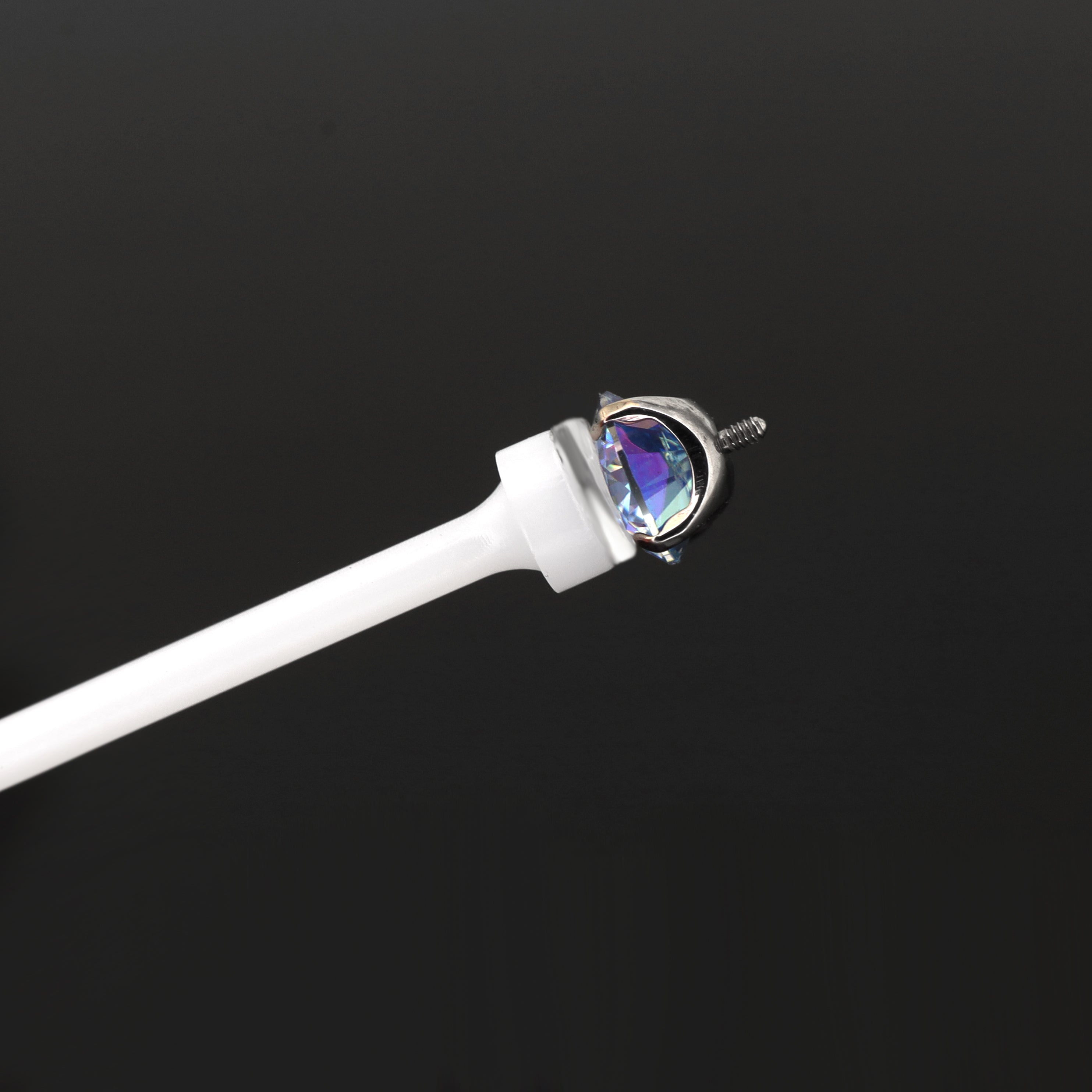 Acrylic Piercing Tool with Adhesive End ph1
