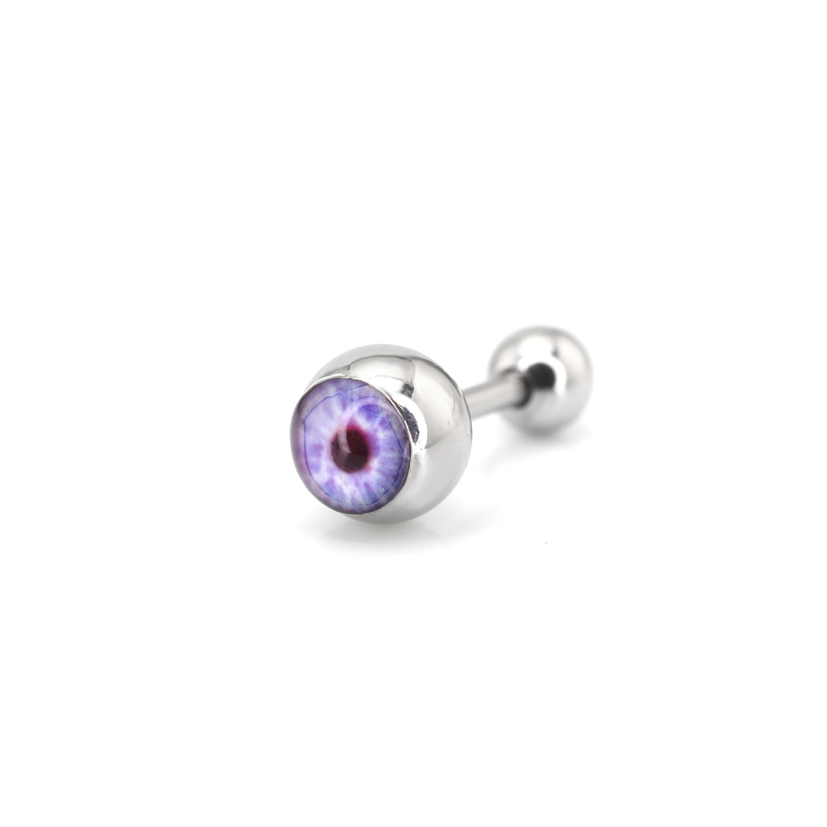 Demon Eye Ball stainless steel Ear Stud ph1
