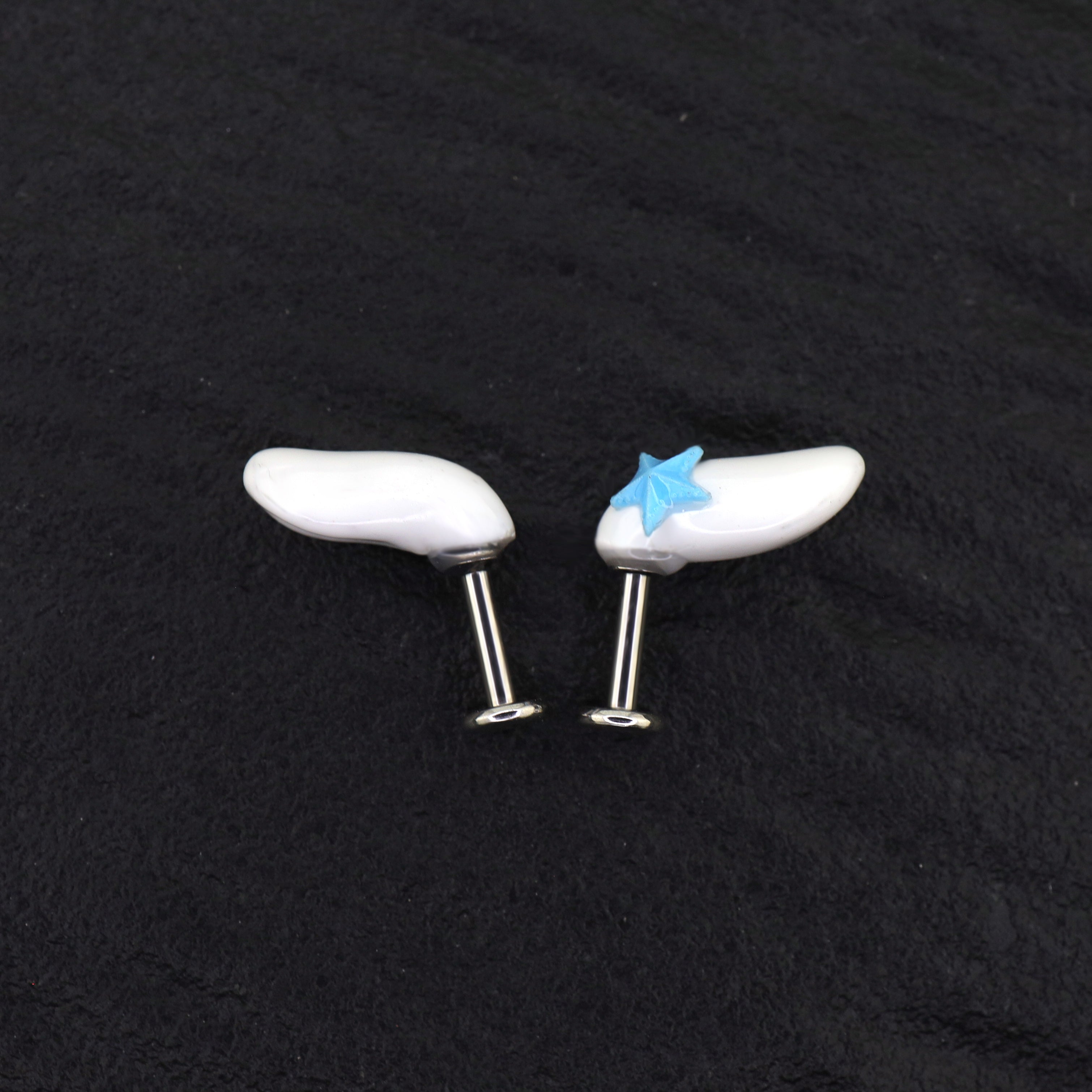 Cute Dog Titanium Ear Stud ph1