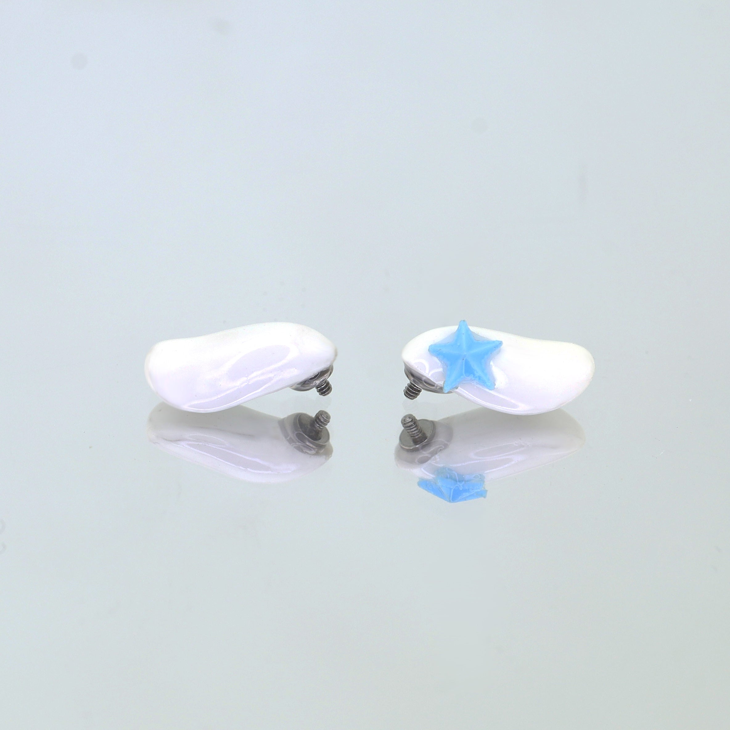 Cute Dog Titanium Ear Stud ph1
