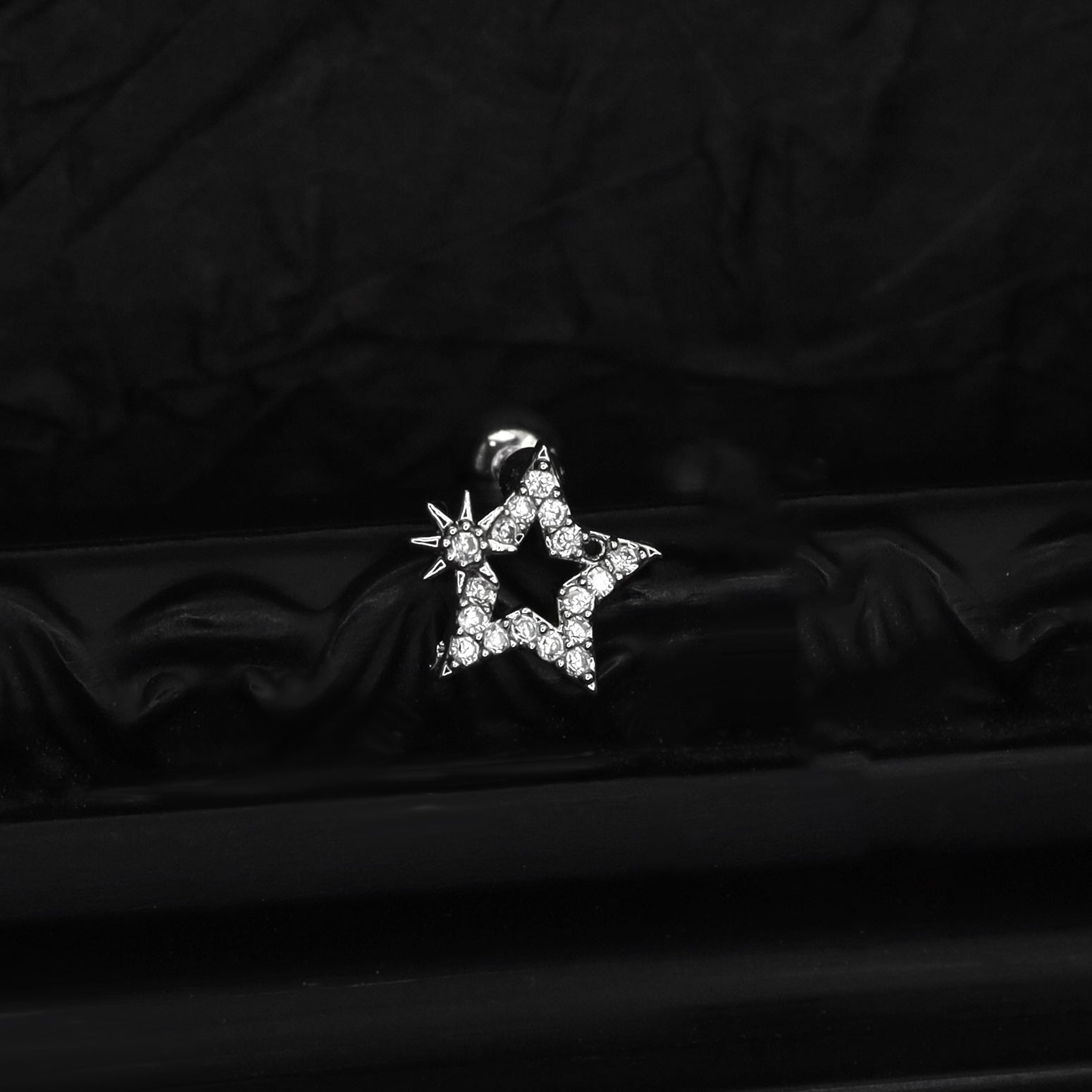 20G Thin Gauge Mini CZSta Earring Stud ph1