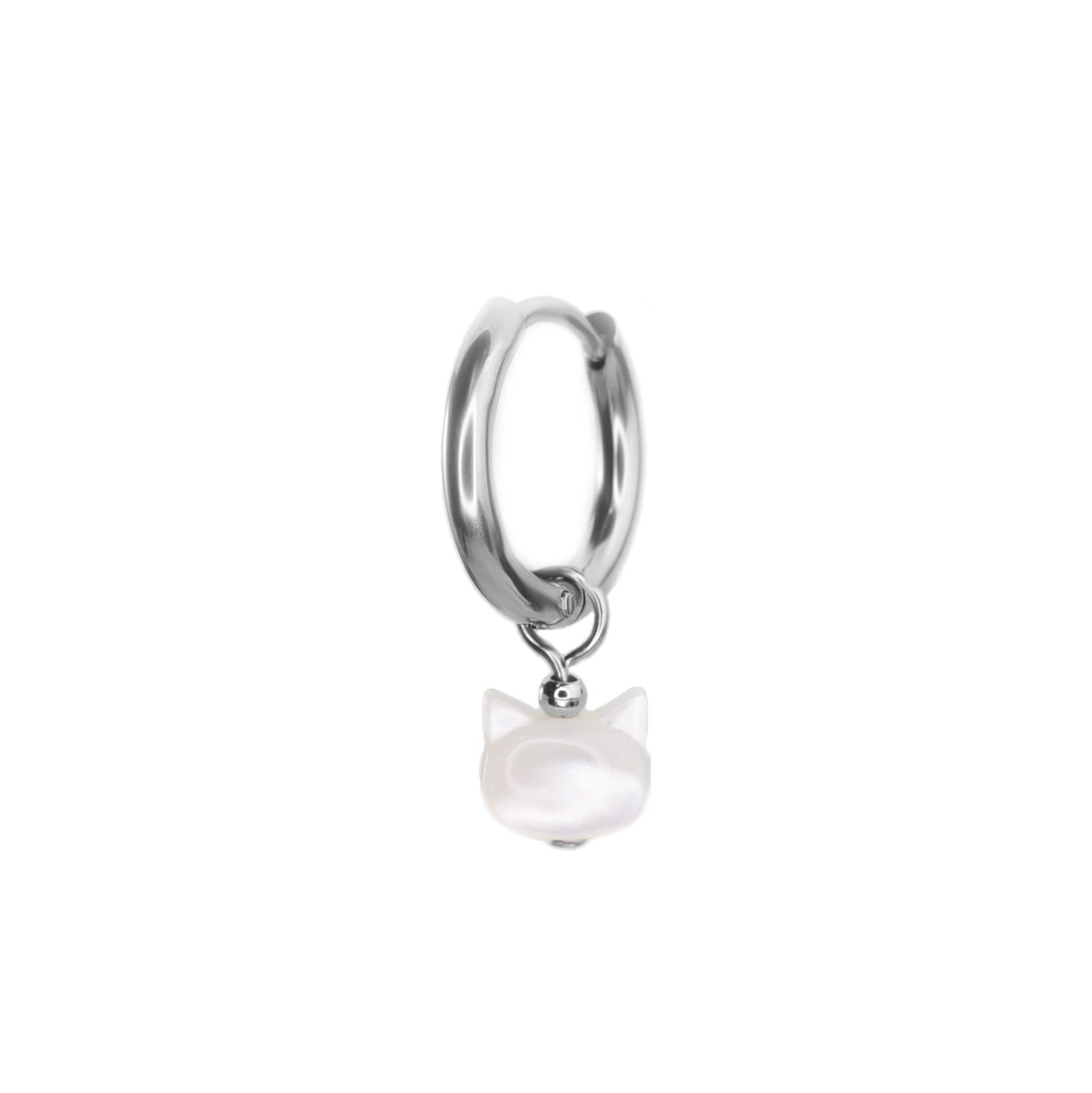 PAIR OF Cute Cat stainless steel Earrings