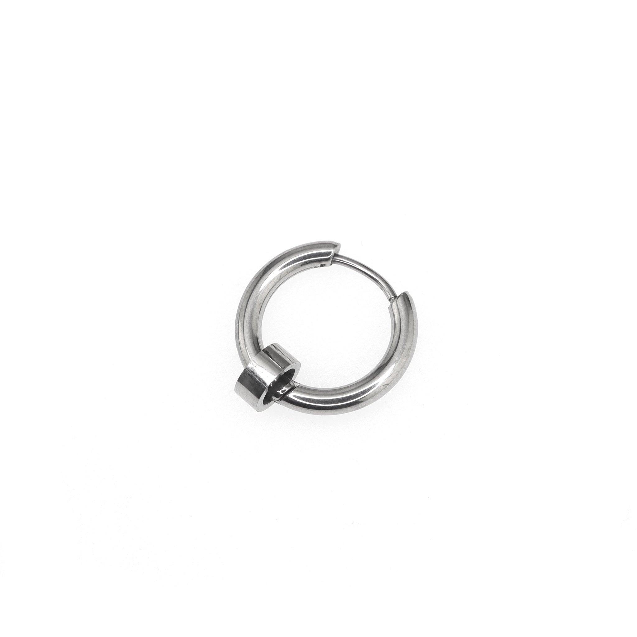 Cylindrical Pendant Stainless Steel Earrings