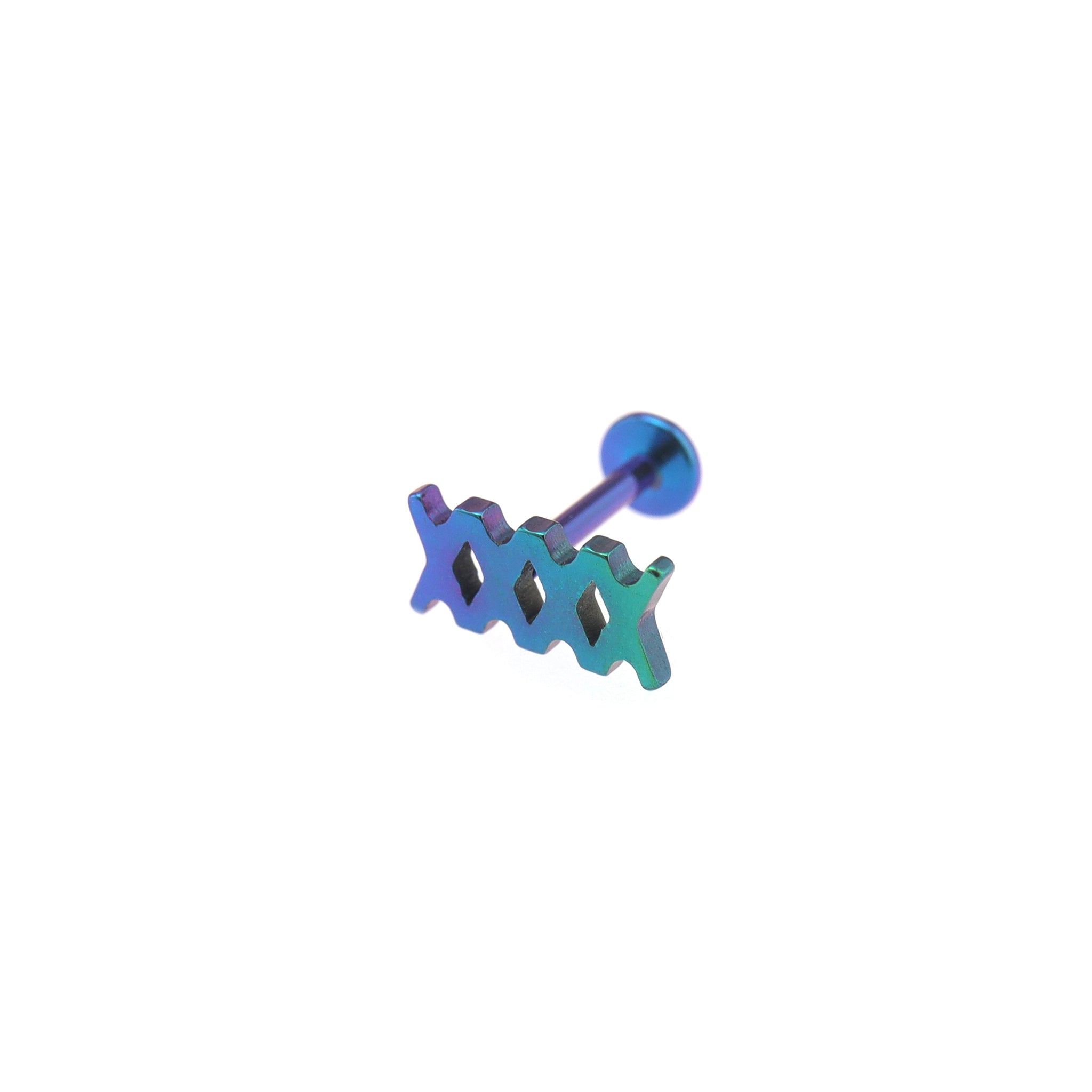 Bandage Bow CZ Titanium Ear Studs