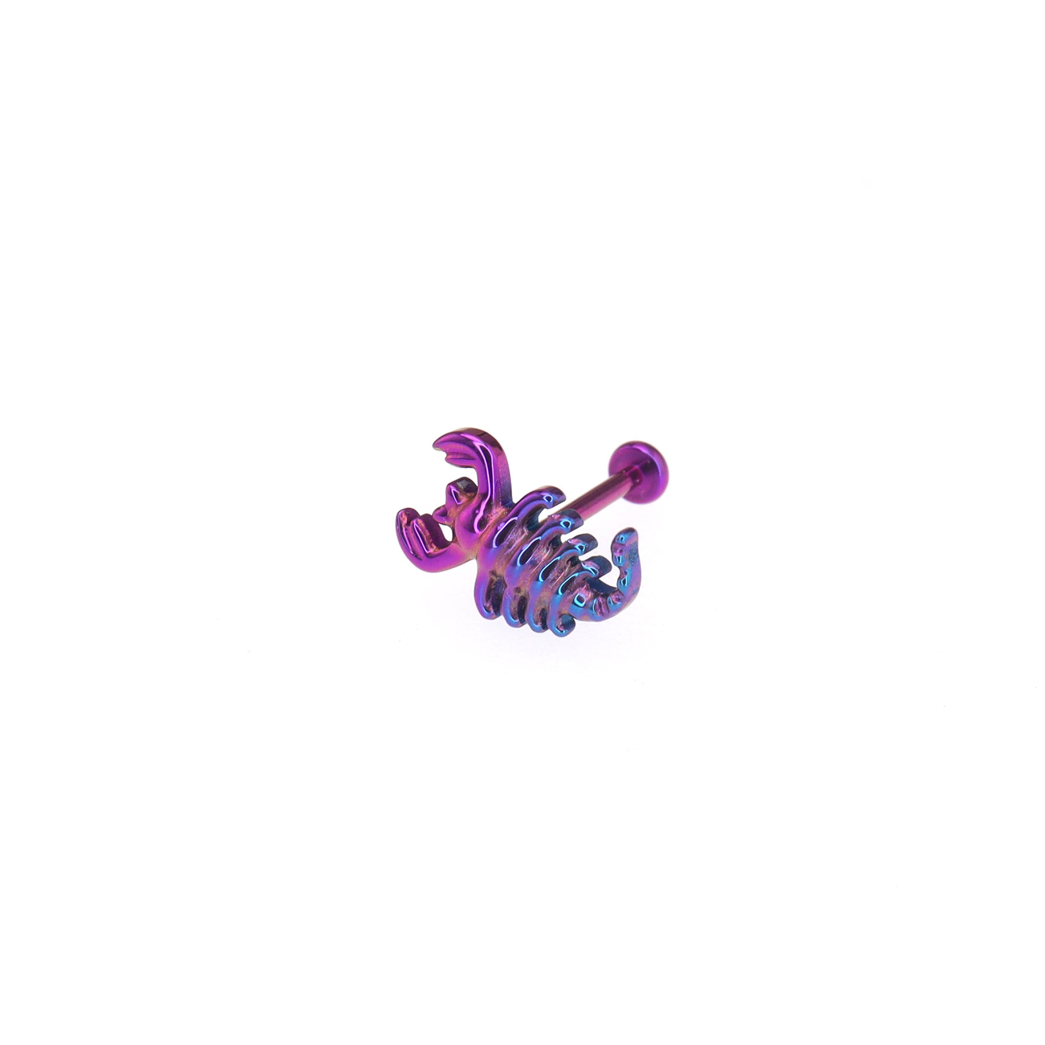 Scorpion Threadless Titanium Nose Stud