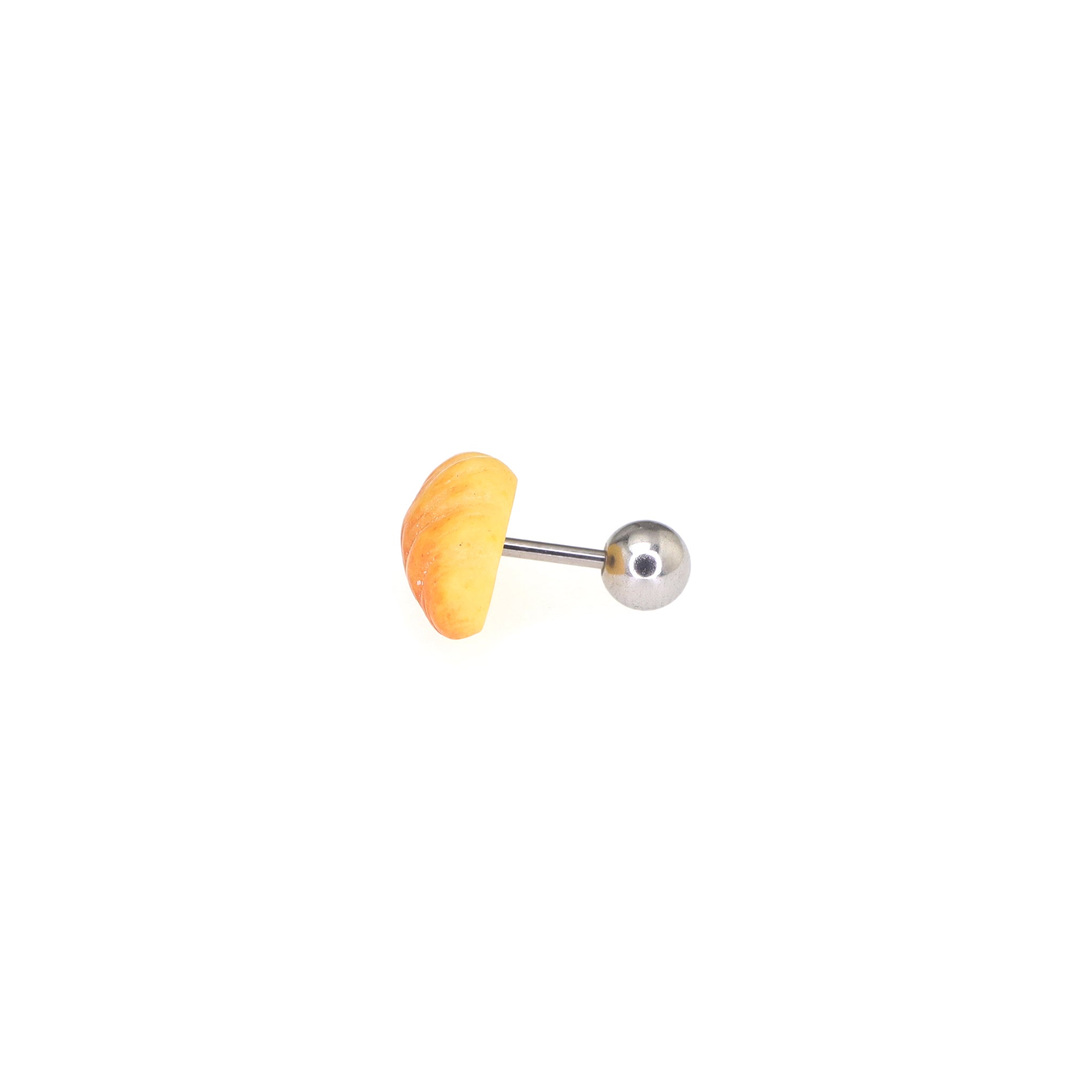 Cute Croissant stainless steel Ear Studs