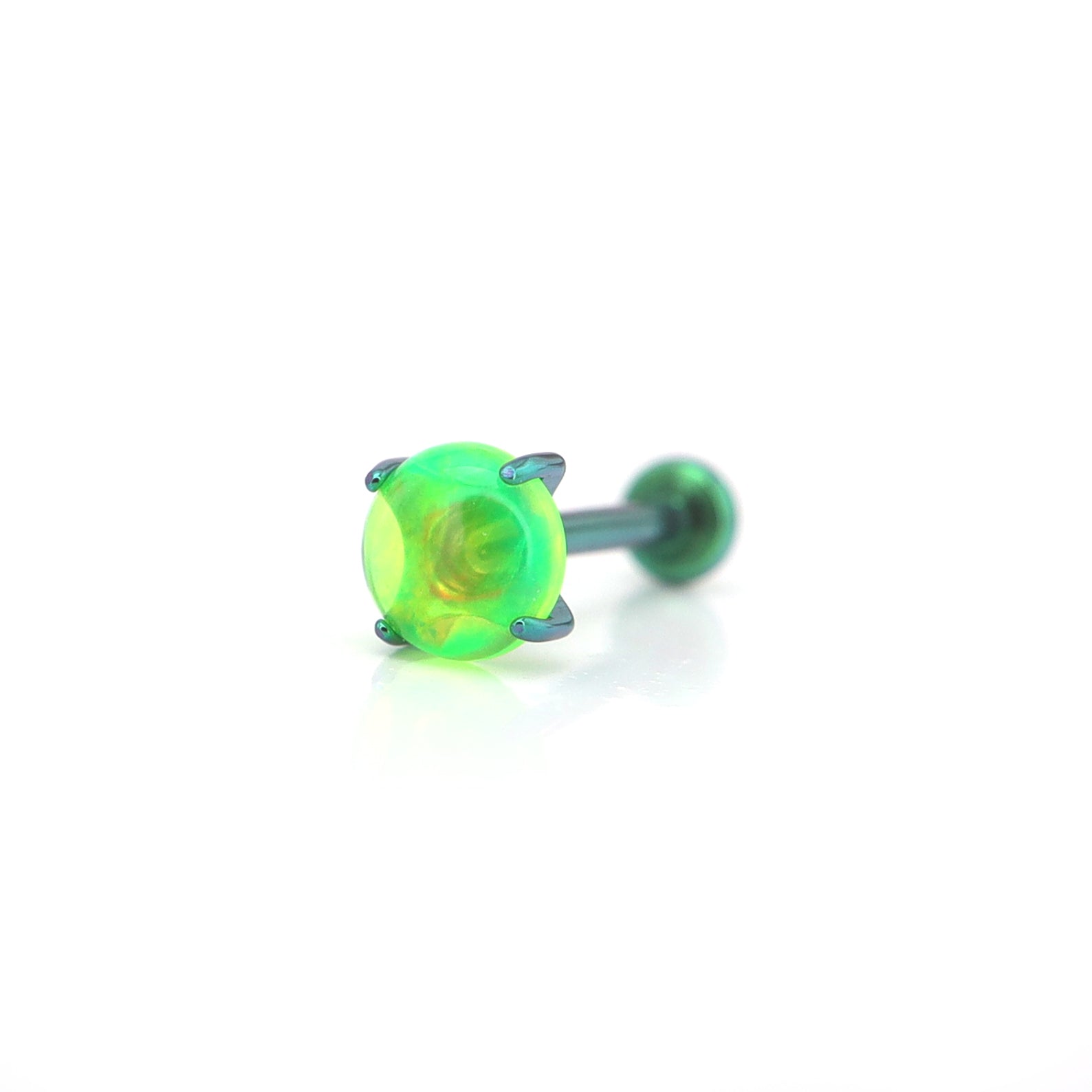 Opal Titanium Threadless Push Pin