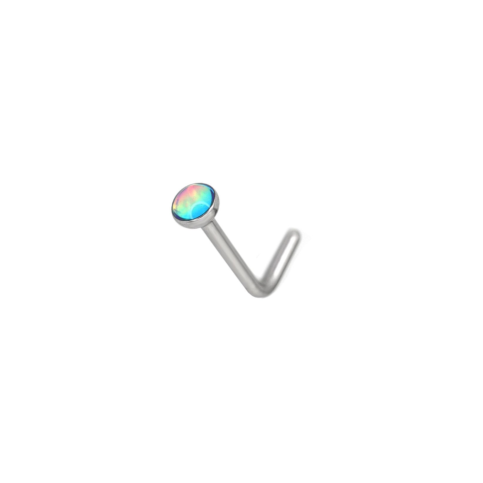 20G L-Shape stainless steel Nose Stud