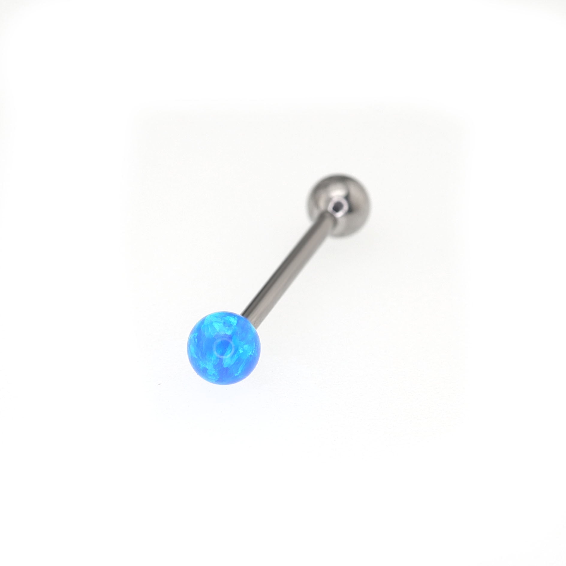 Basic Opal stainless steel Barbell Stud