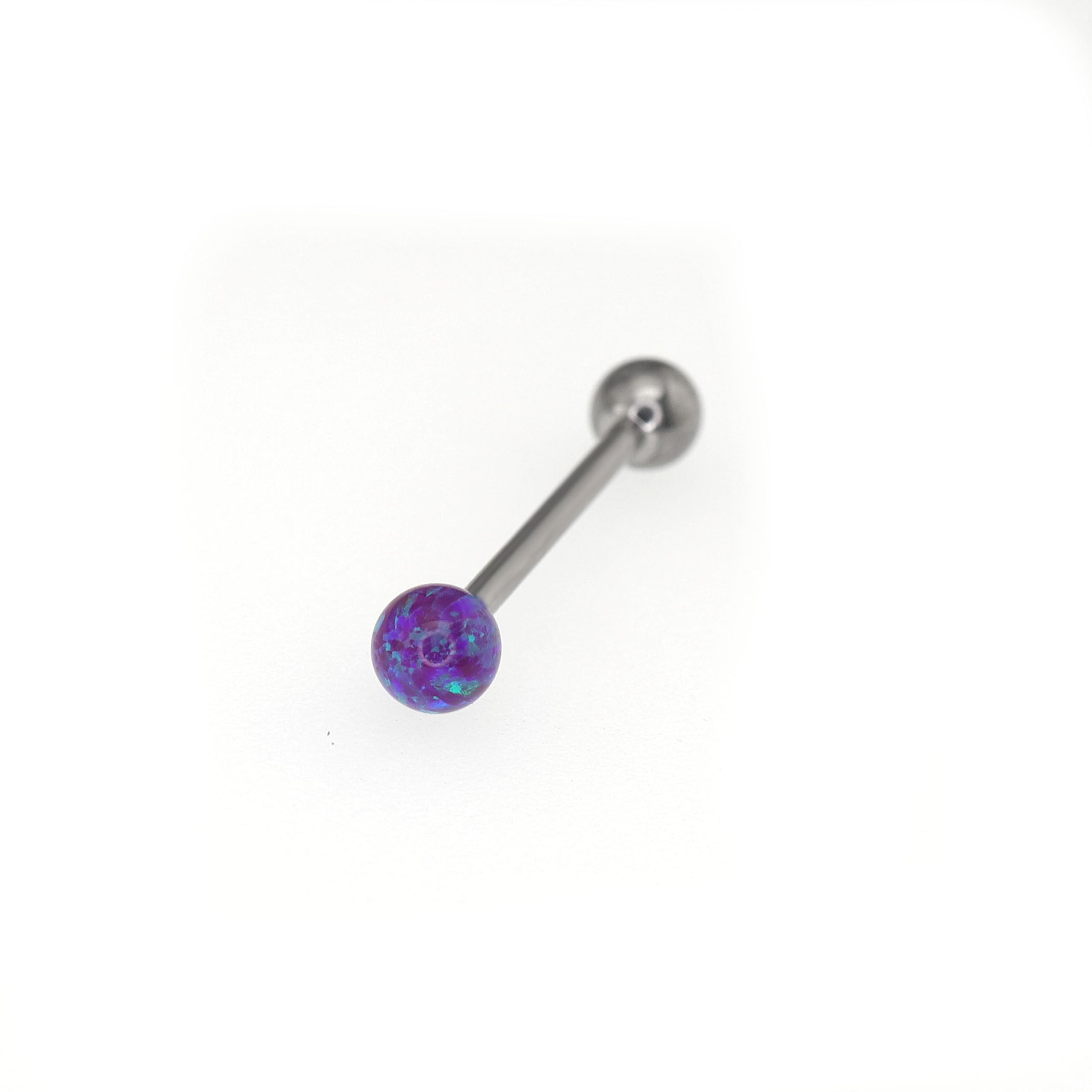 Basic Opal stainless steel Barbell Stud