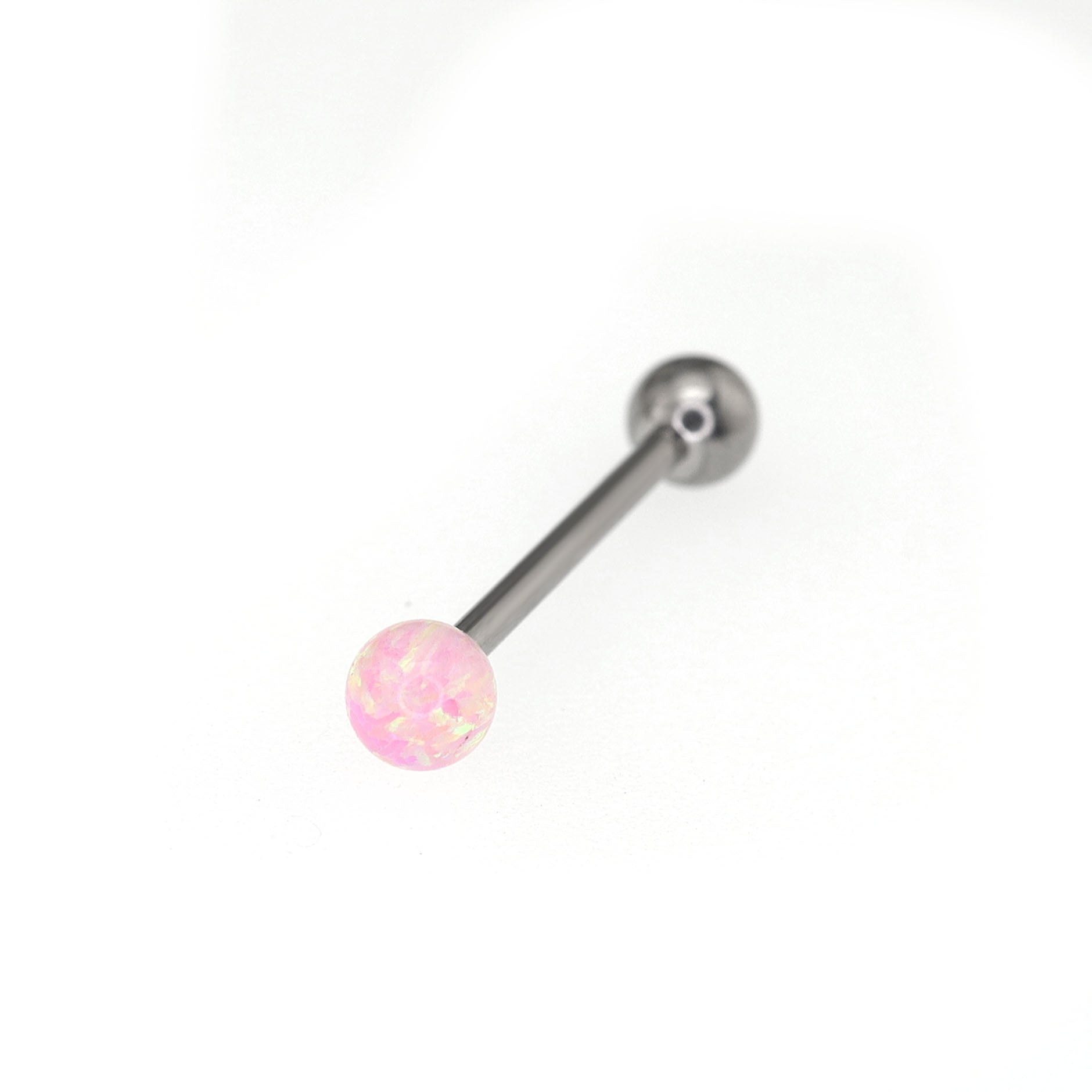 Basic Opal stainless steel Barbell Stud